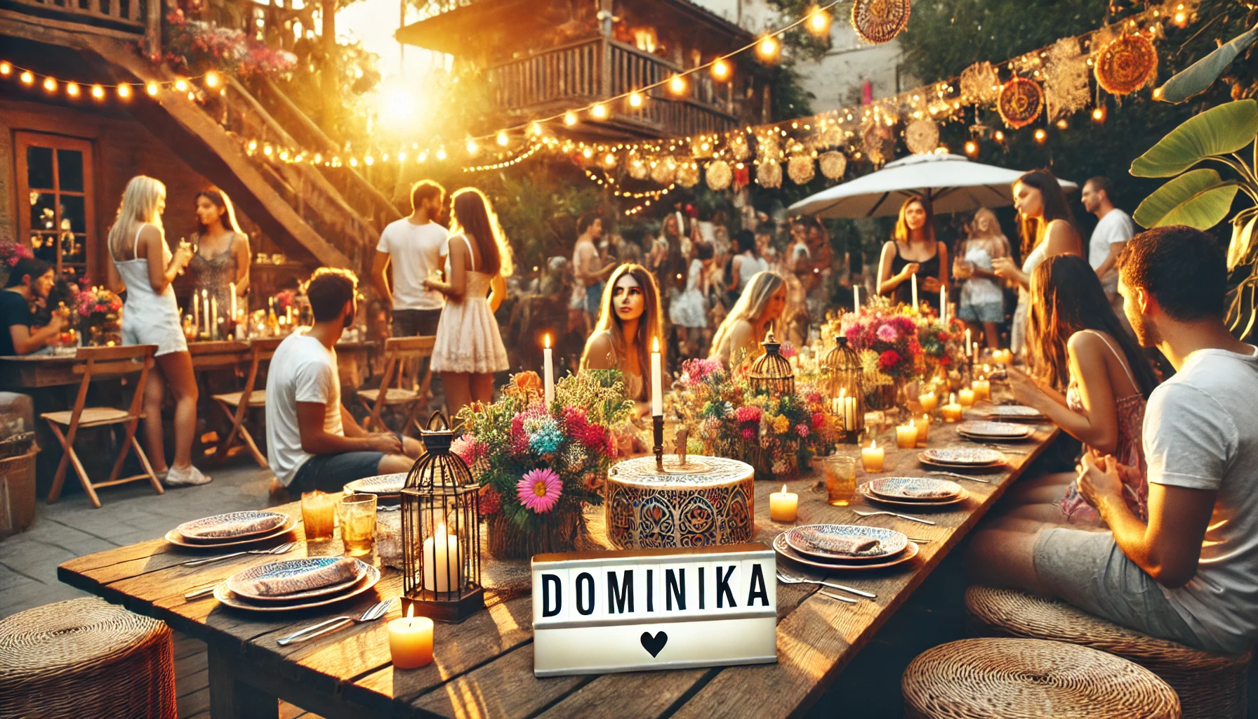 Feier des Namenstages und des Namens - Dominika