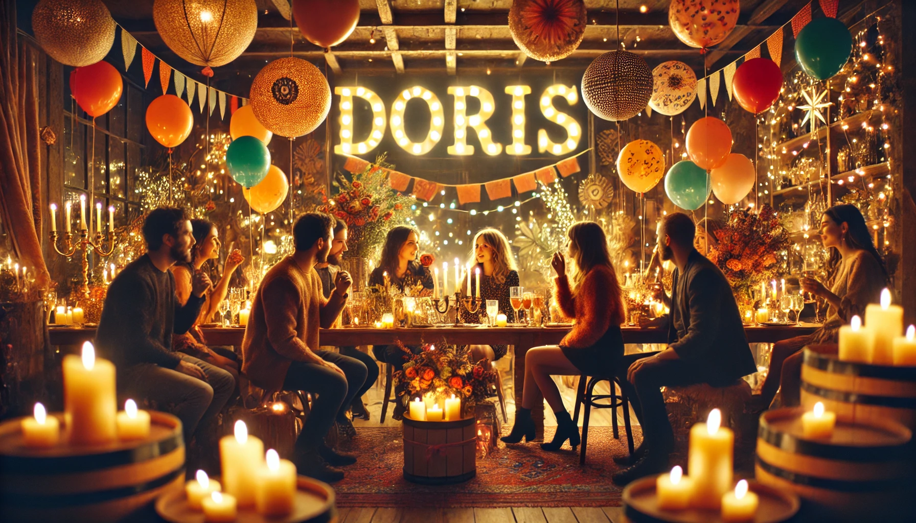Celebration of name day and name - Doris