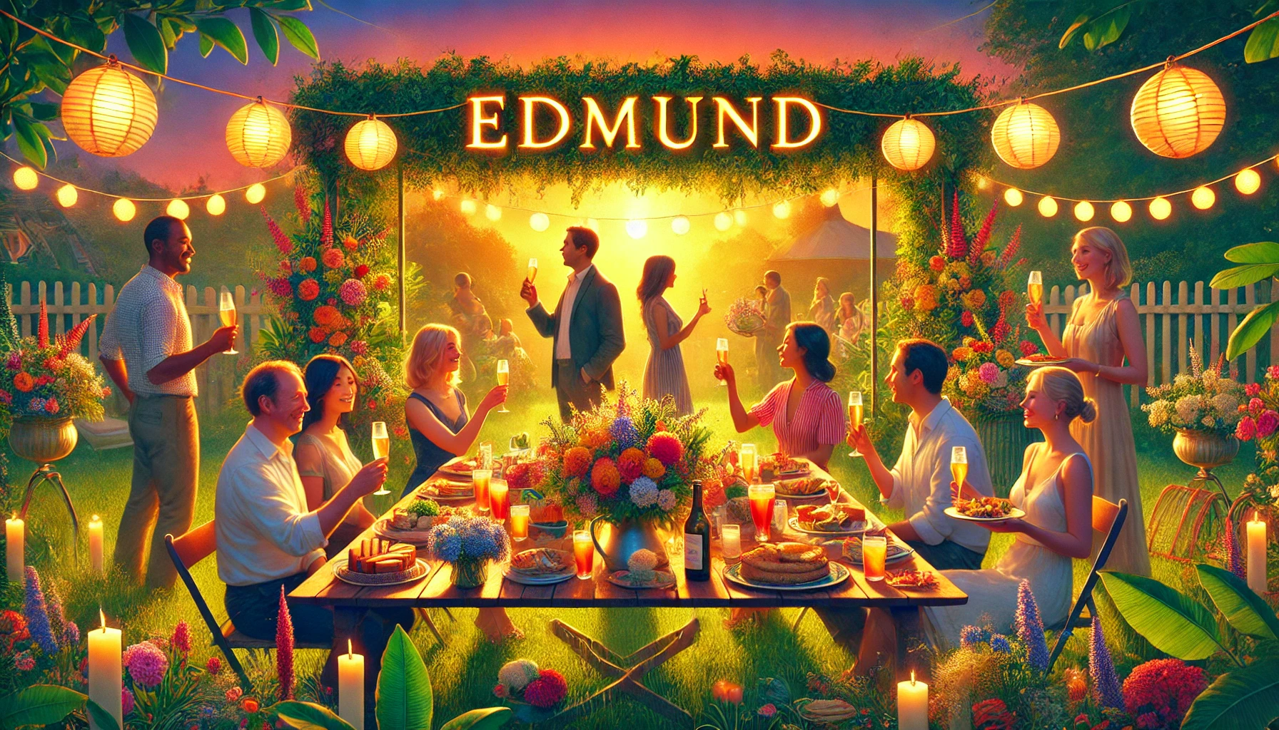 Celebration of name day and name - Edmund