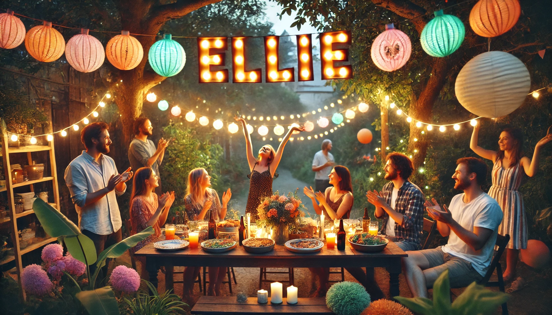 Celebration of name day and name - Ellie