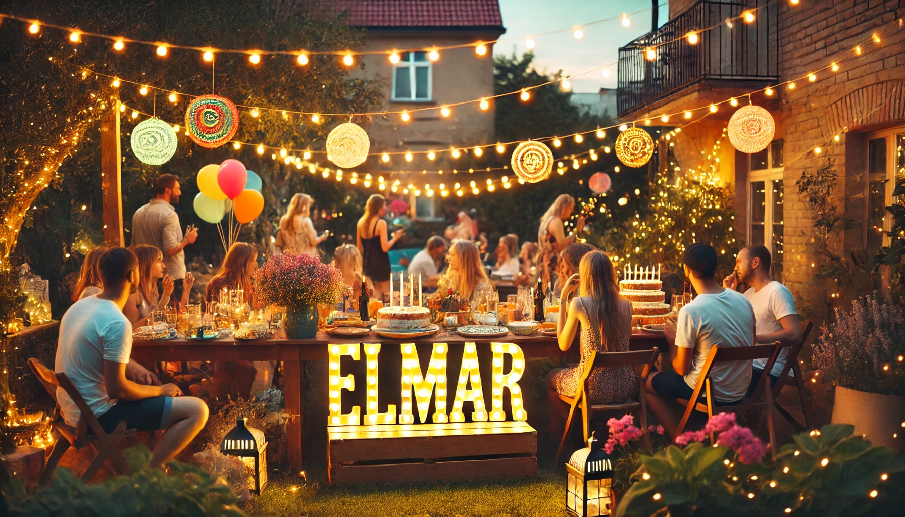 Celebration of name day and name - Elmar