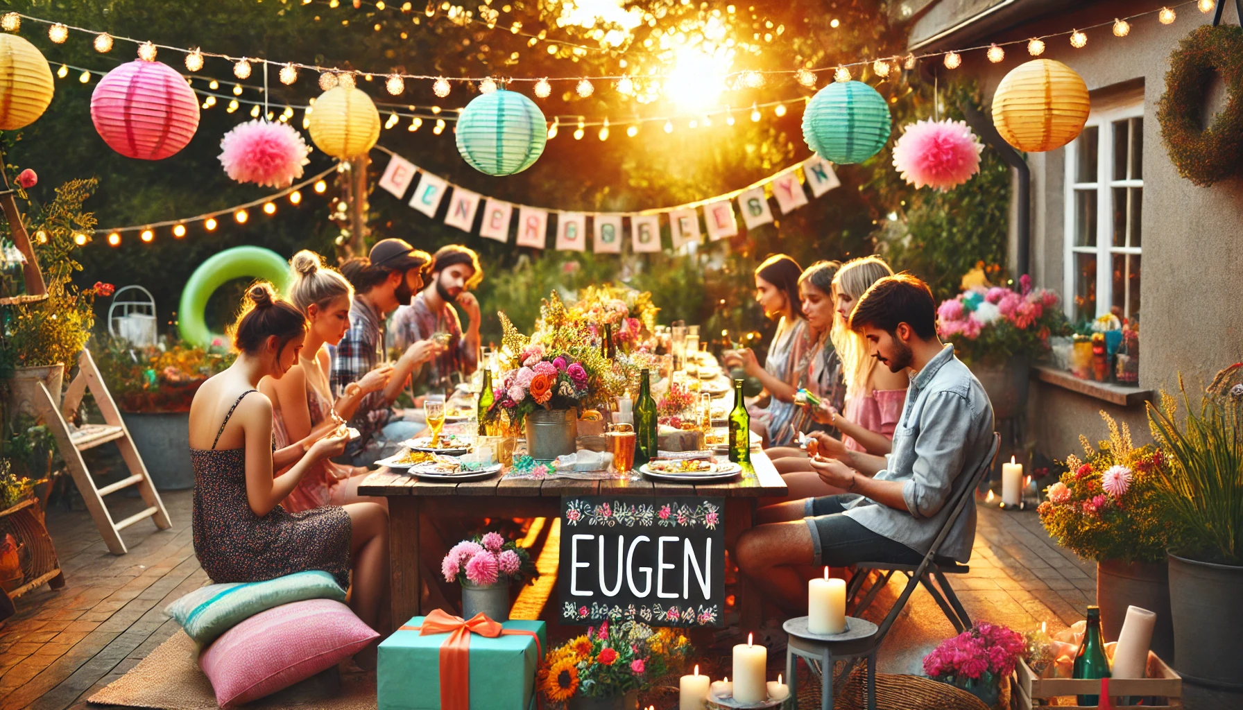 Celebration of name day and name - Eugen