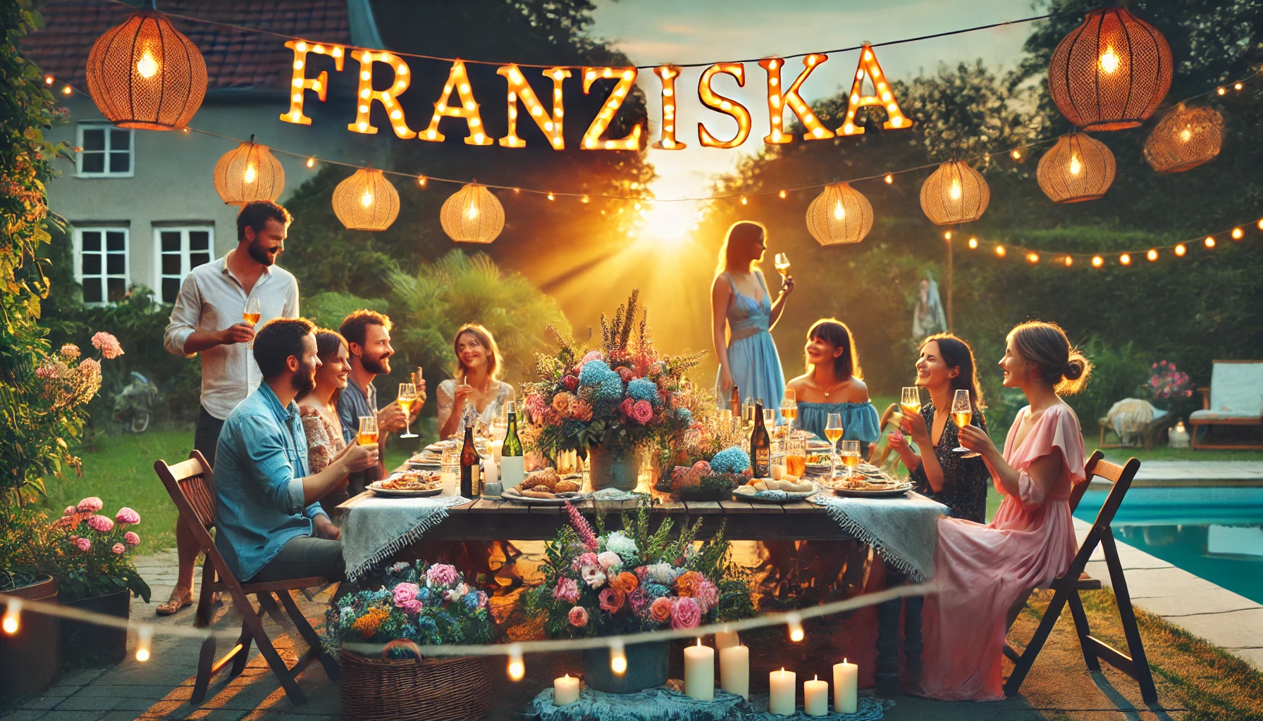 Oslava jmenin a jmenin - Franziska