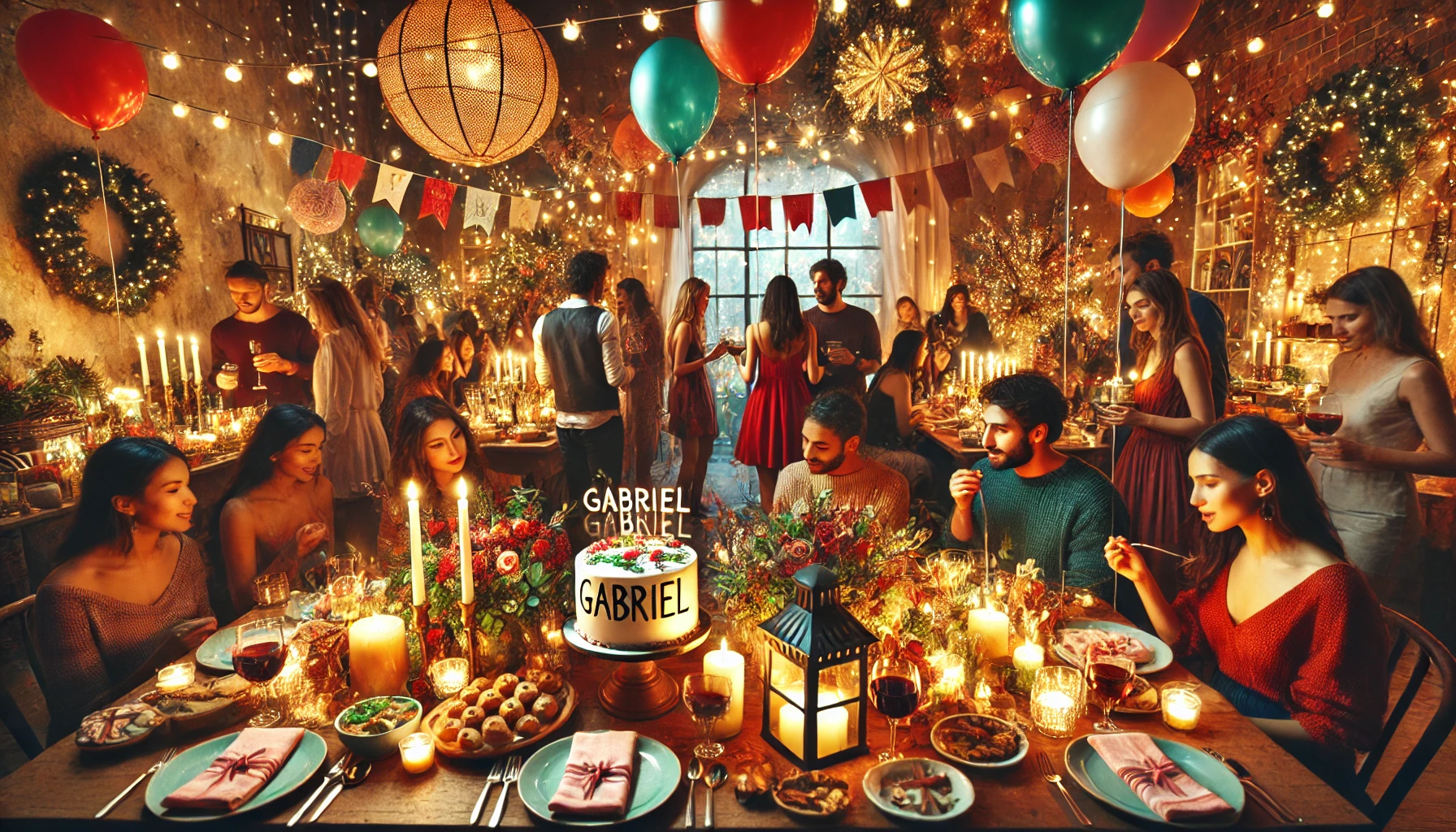 Celebration of name day and name - Gabriel