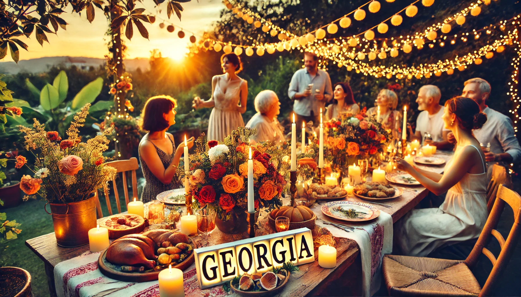 Celebration of name day and name - Georgia