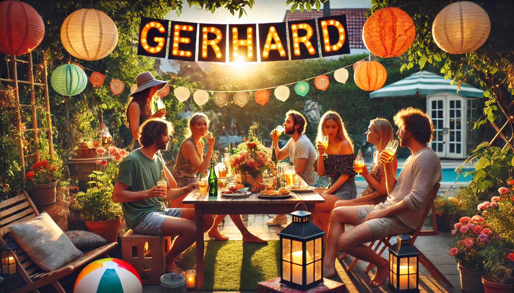 Celebration of name day and name - Gerhard