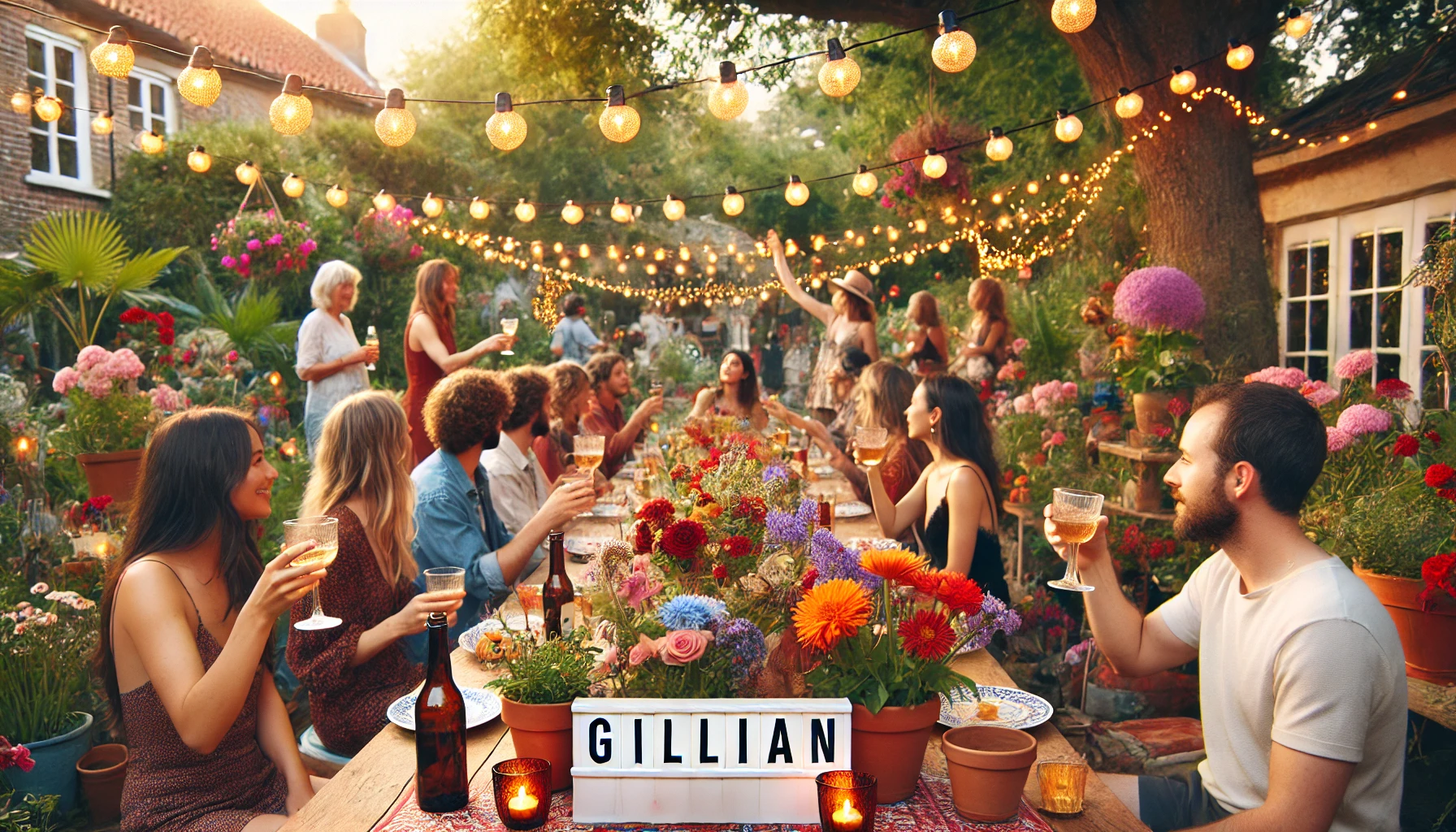 Celebration of name day and name - Gillian