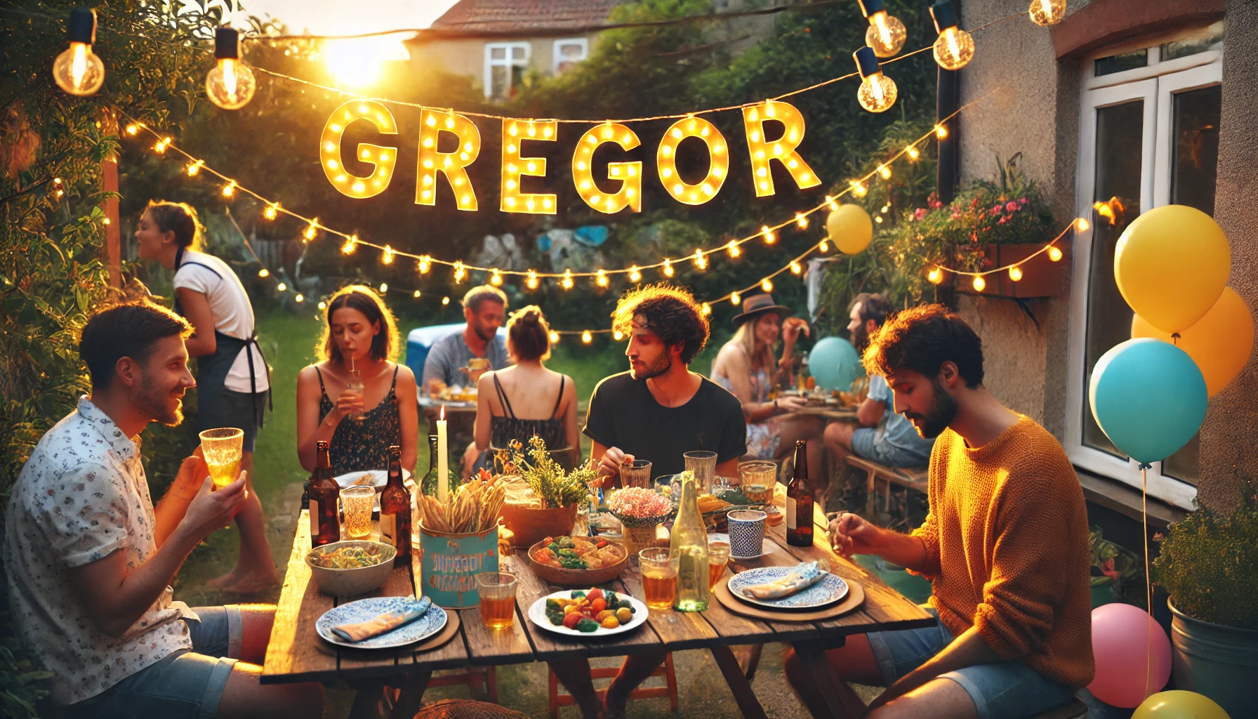 Celebración del onomástico y del nombre - Gregor