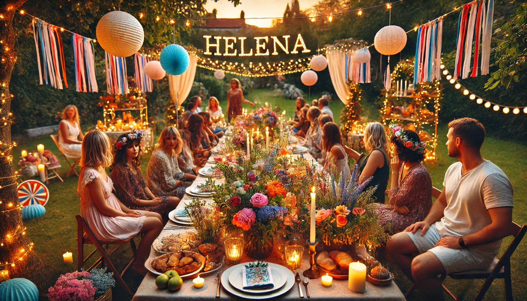 Oslava menín a mien - Helena