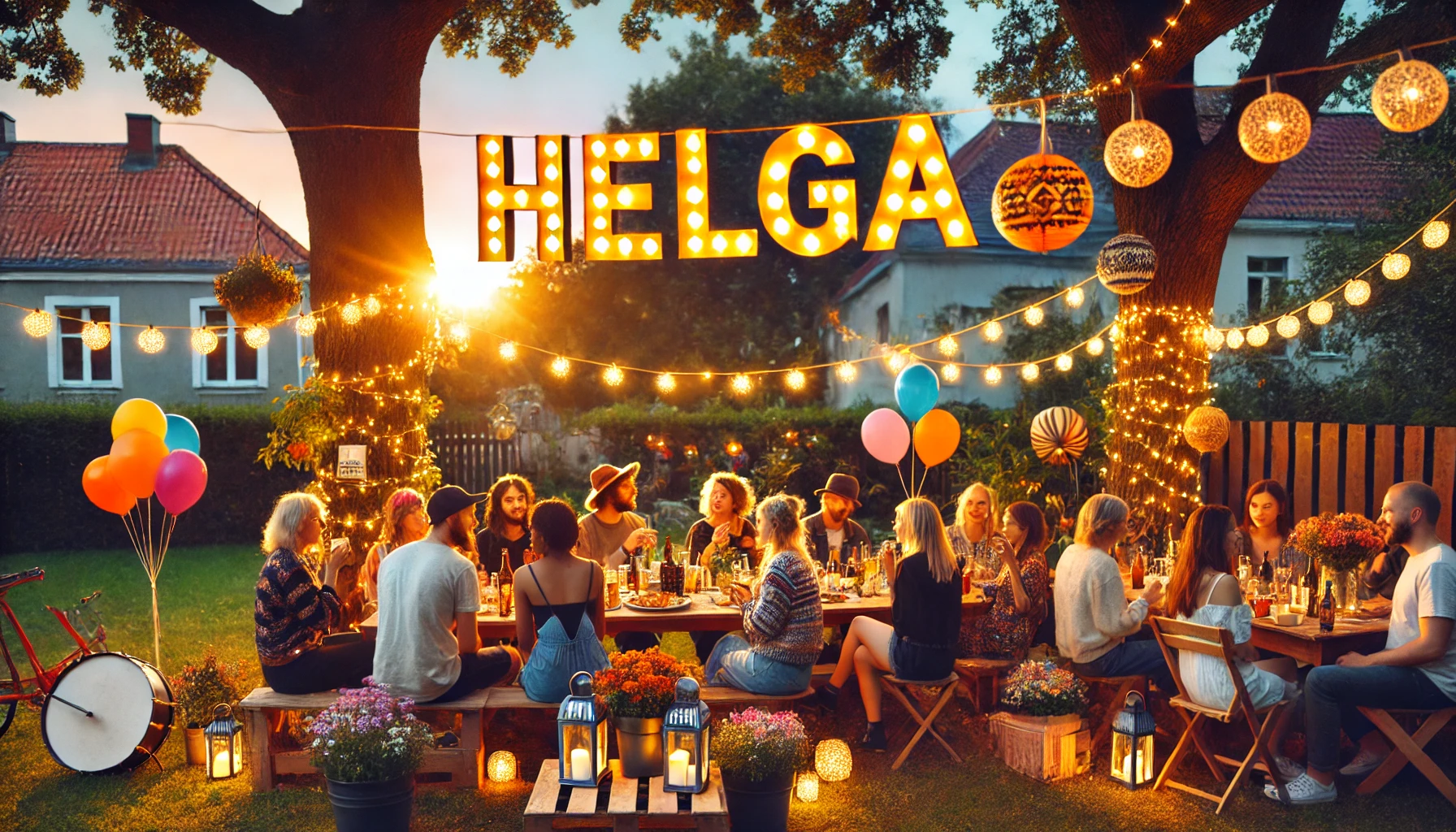 Feier des Namenstages und des Namens - Helga