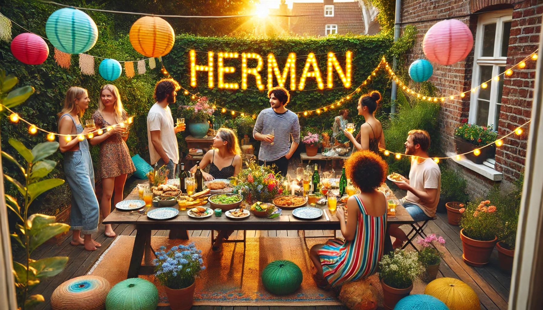 Celebration of name day and name - Heřman