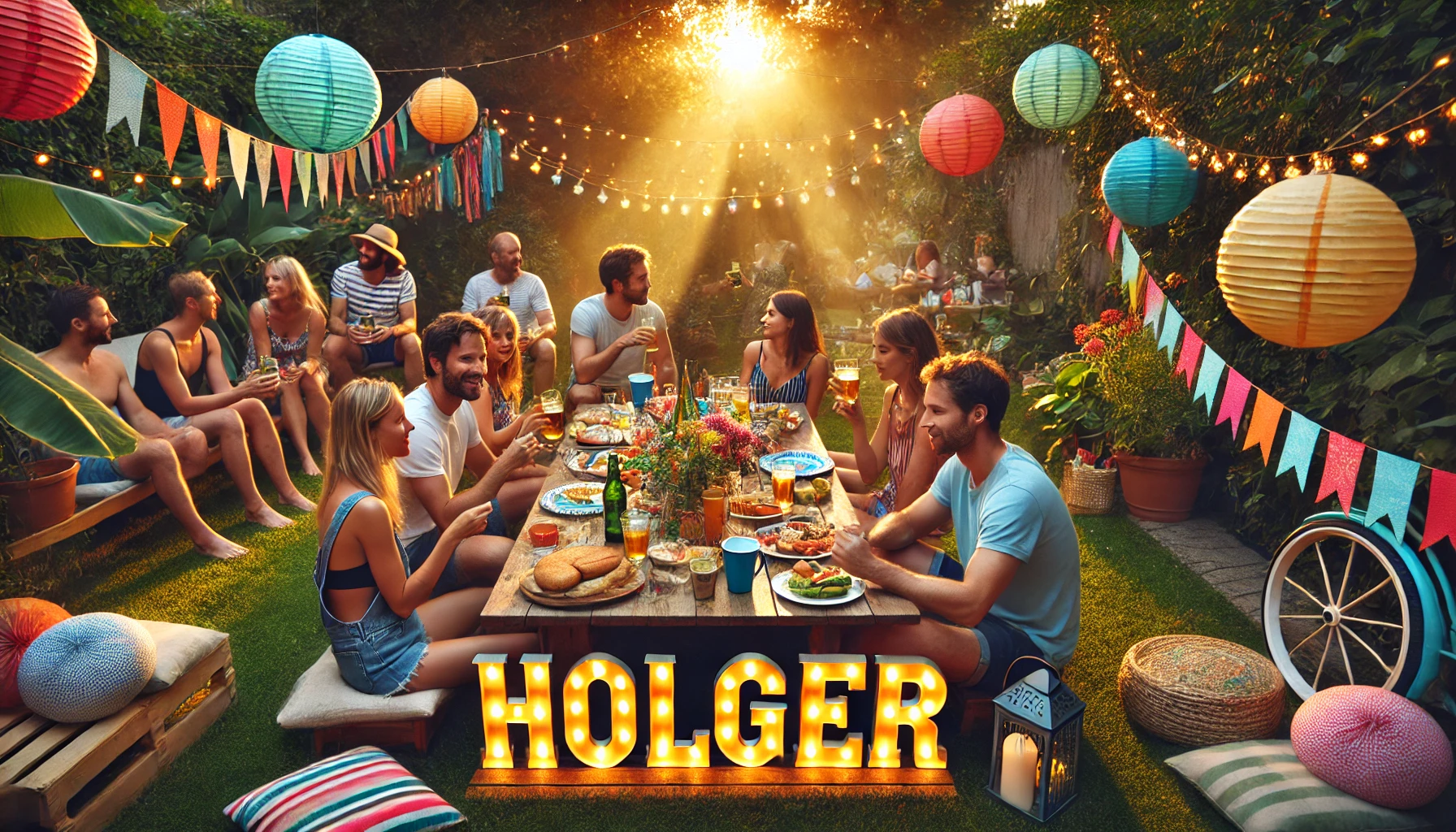 Celebration of name day and name - Holger