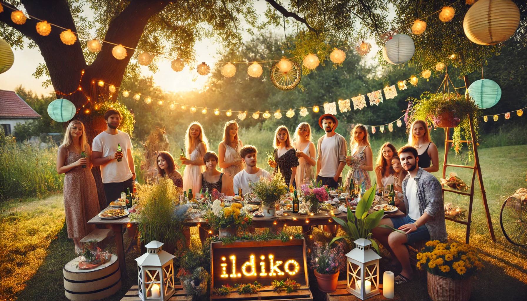 Celebration of name day and name - Ildikó