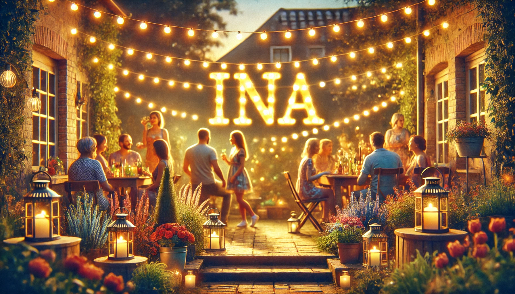 Celebration of name day and name - Ina