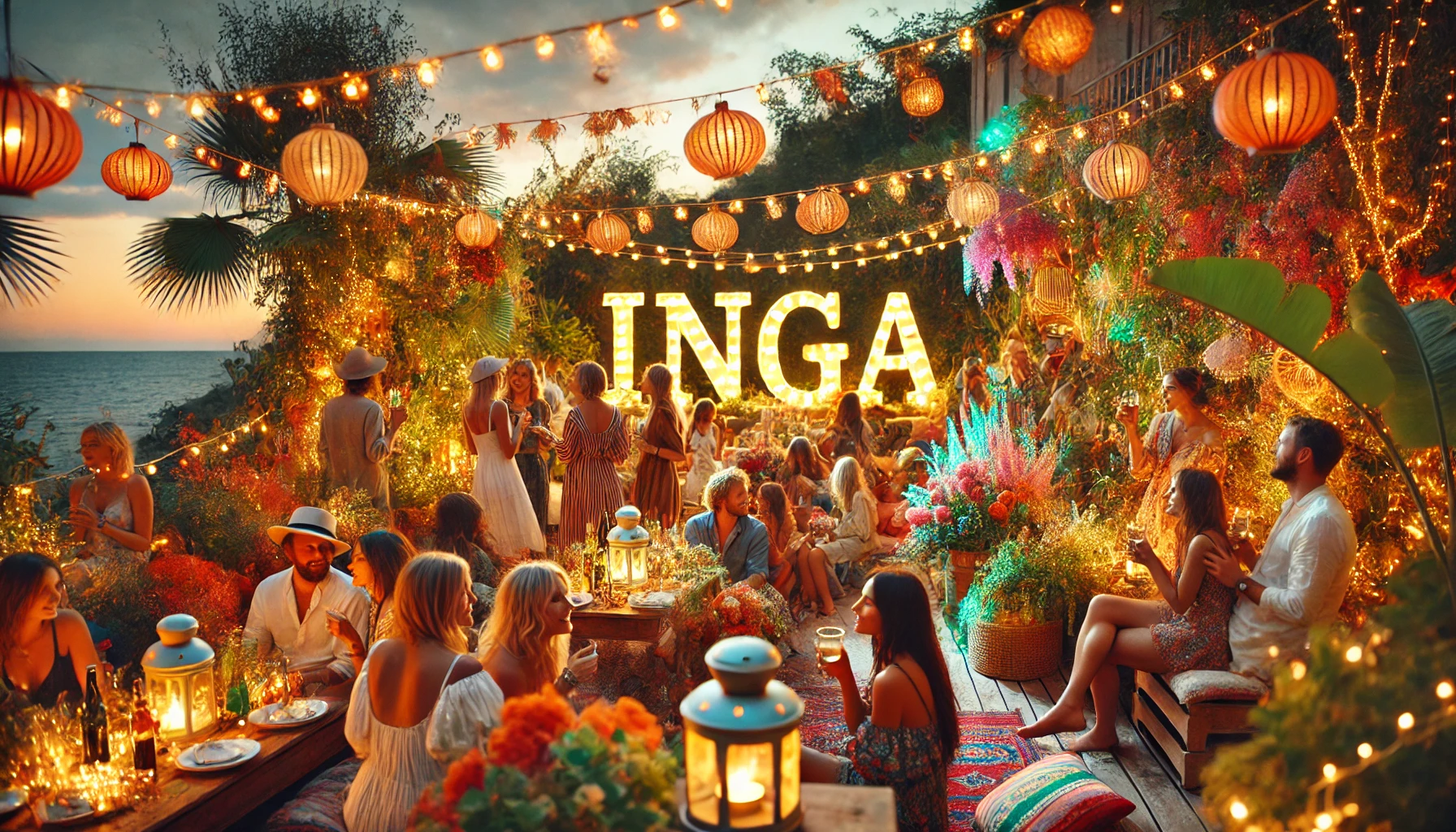 Celebration of name day and name - Inga