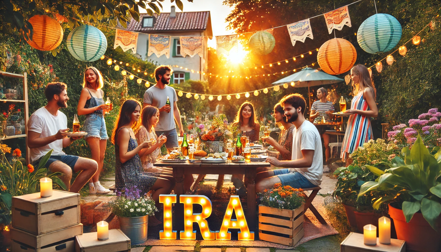 Celebration of name day and name - Ira