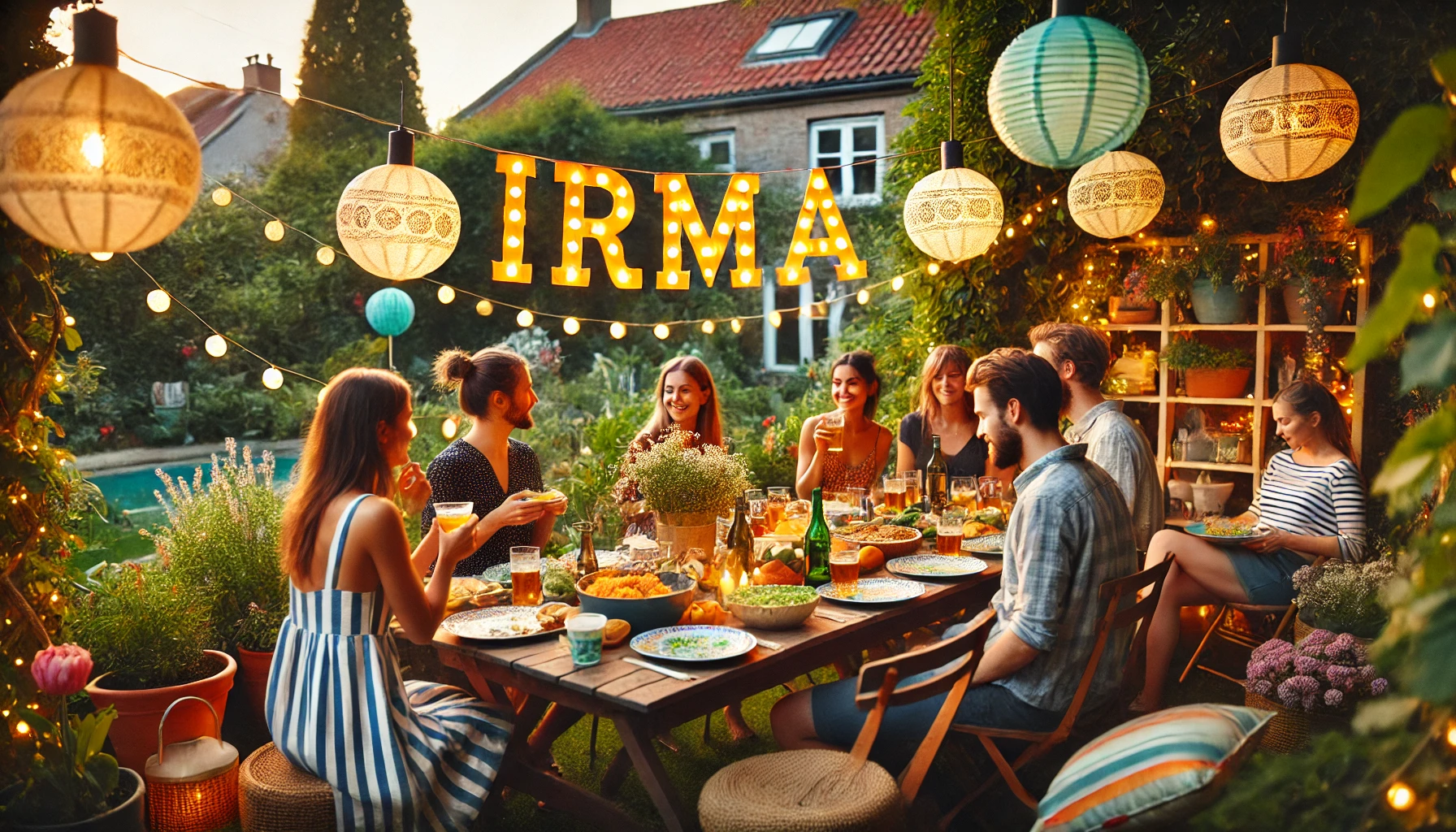 Celebration of name day and name - Irma