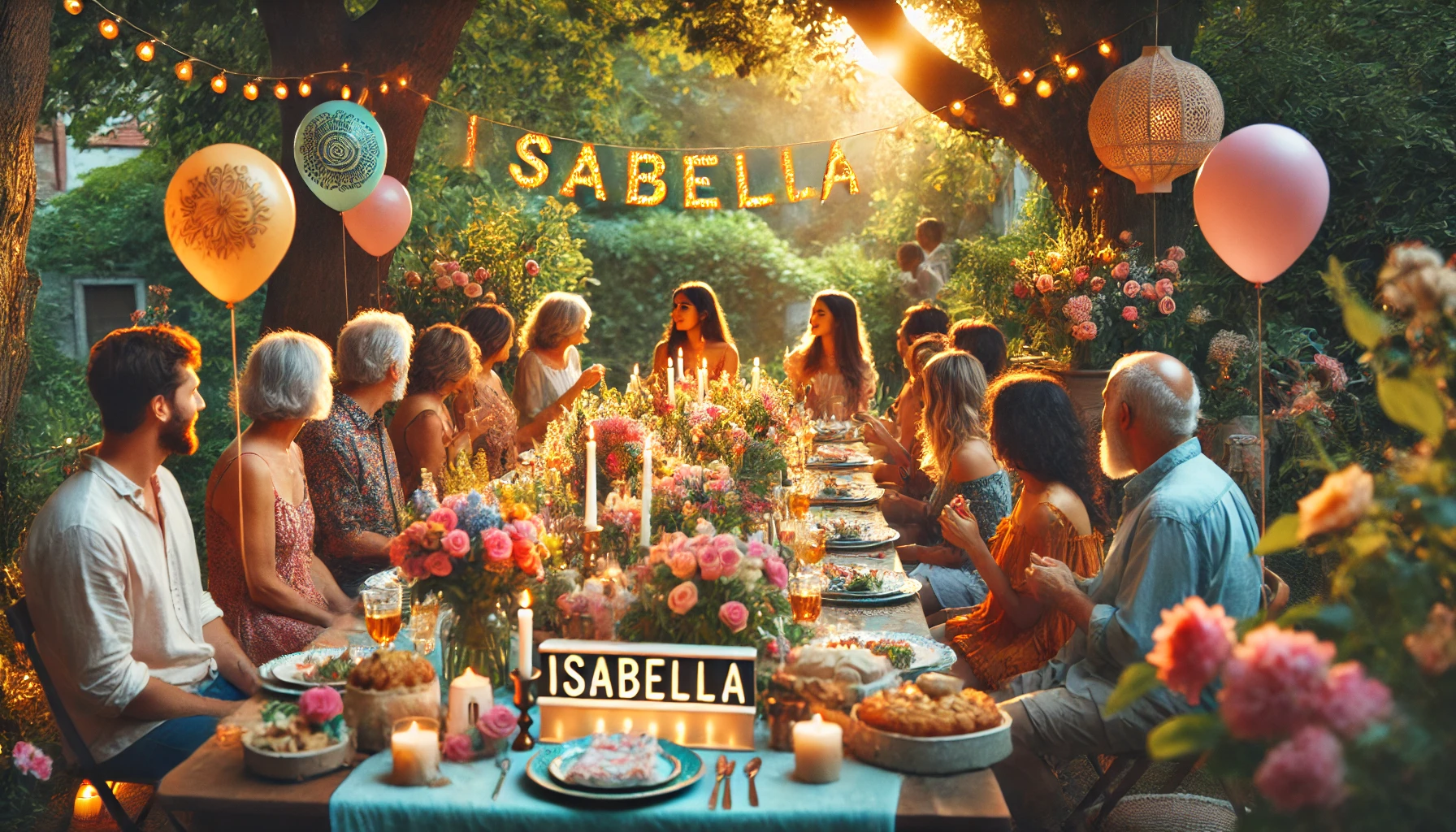 Firande av namnsdag och namn - Isabella