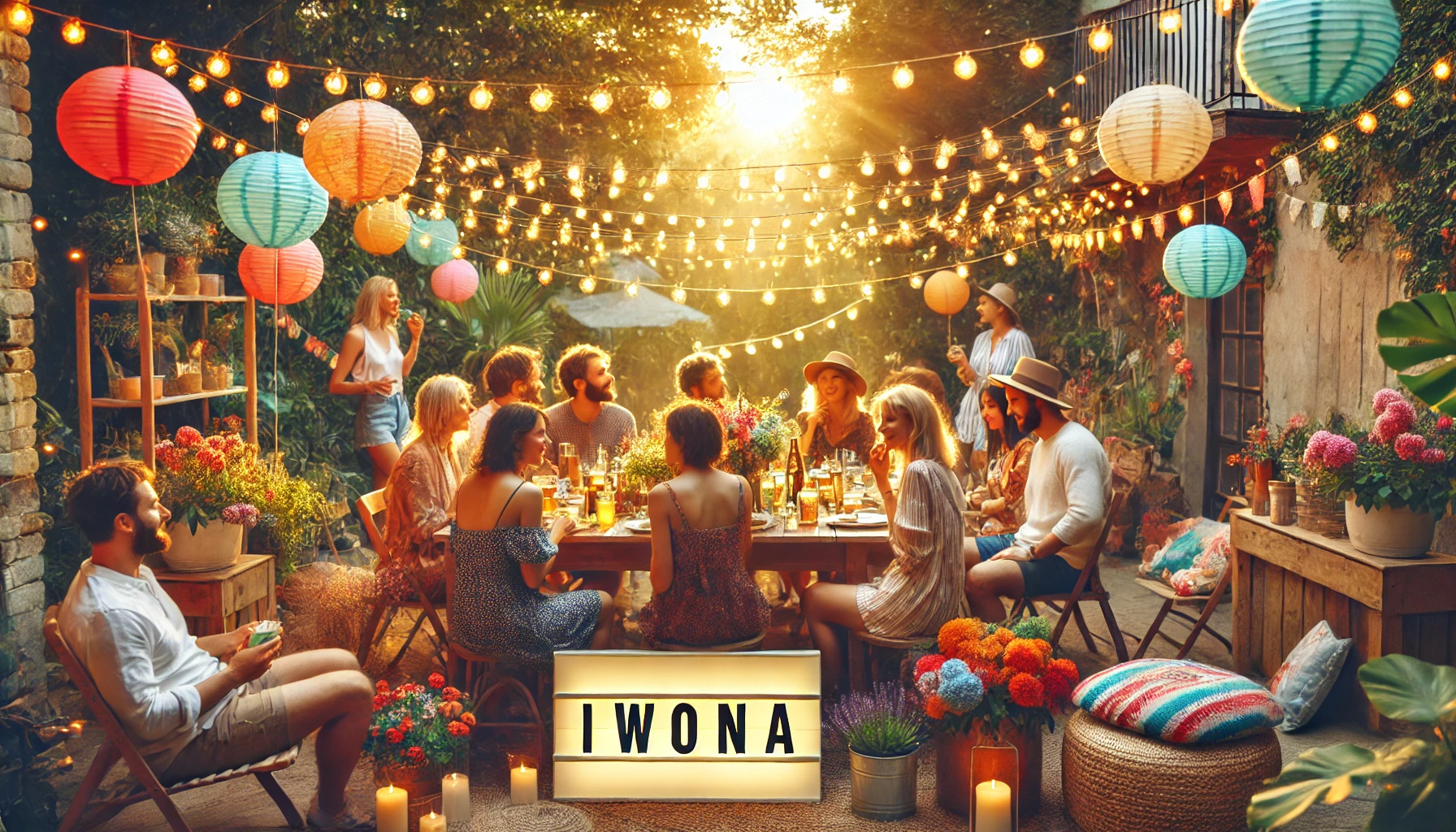 Celebration of name day and name - Iwona