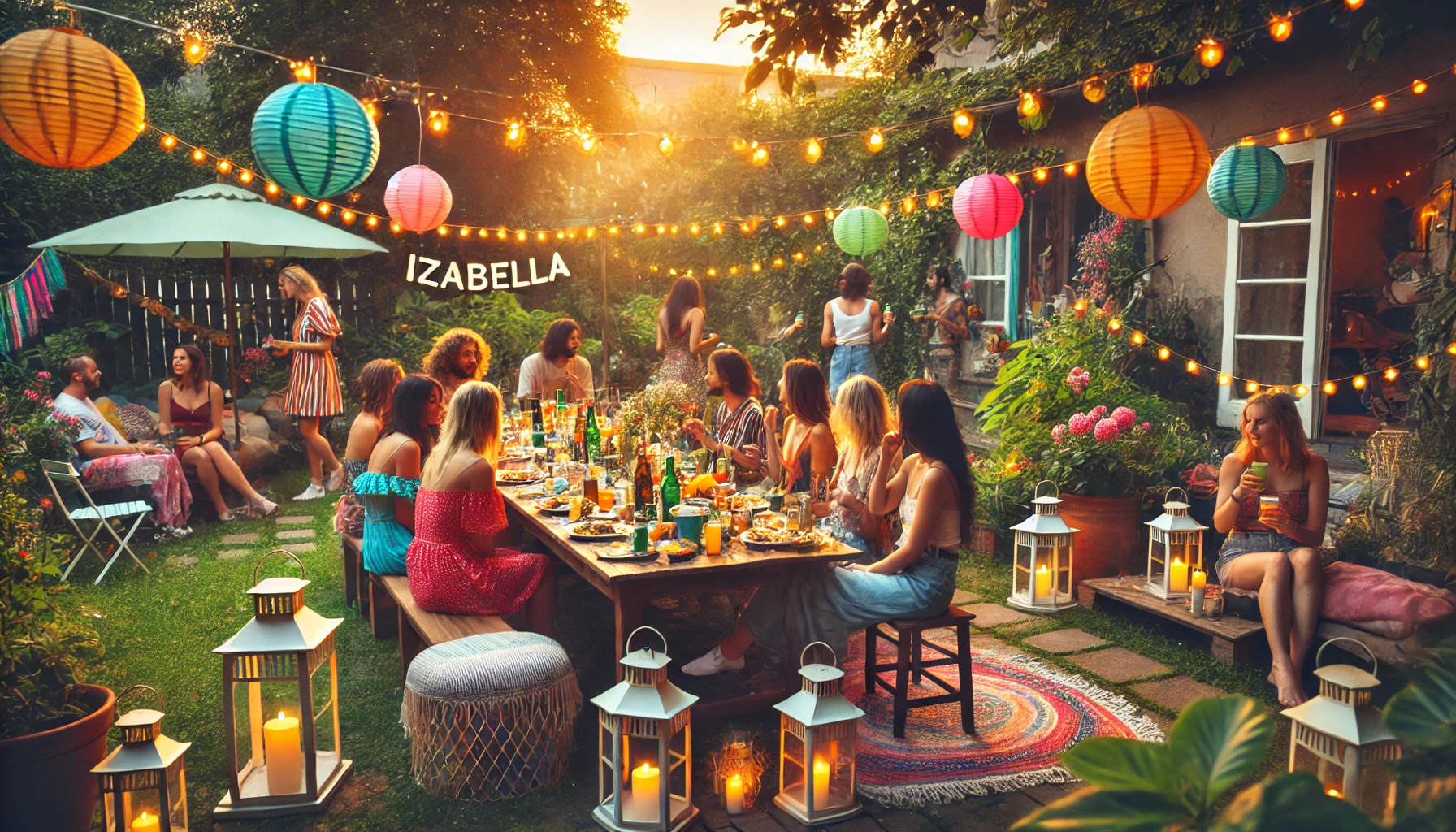 Celebration of name day and name - Izabella