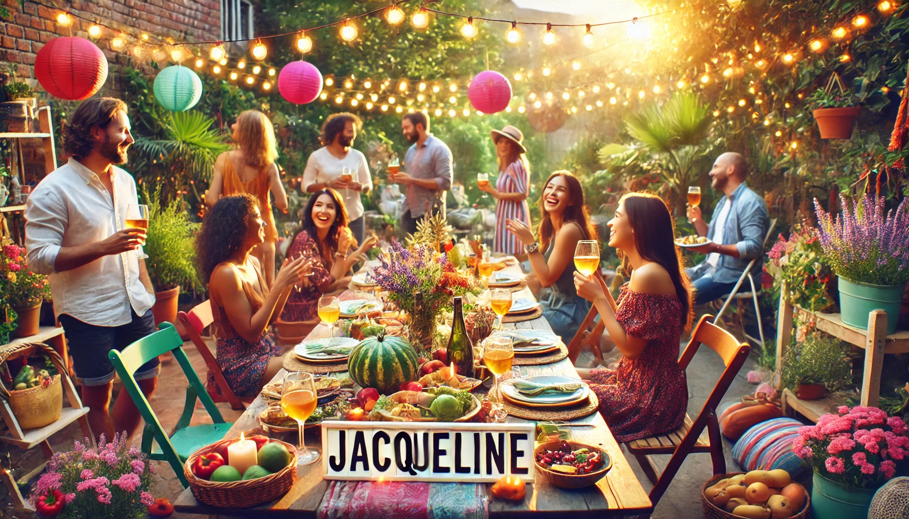 Celebration of name day and name - Jacqueline