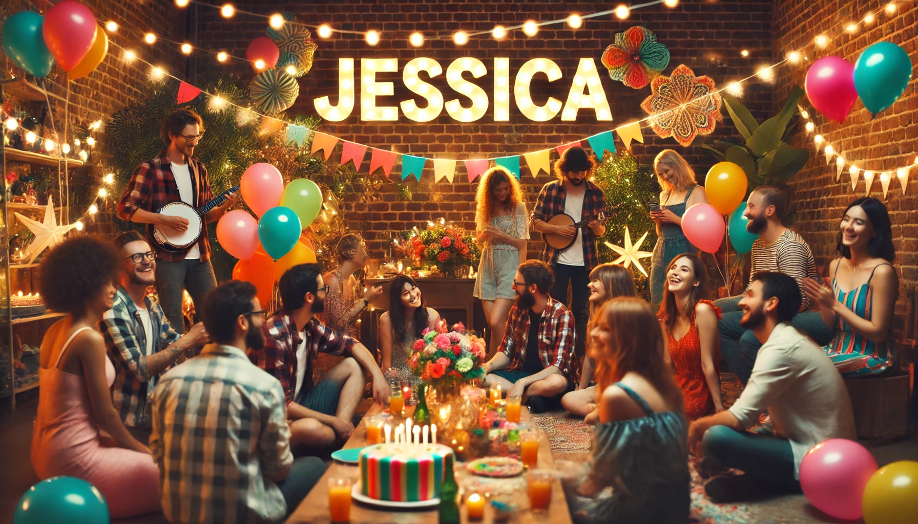 Feier des Namenstages und des Namens - Jessica