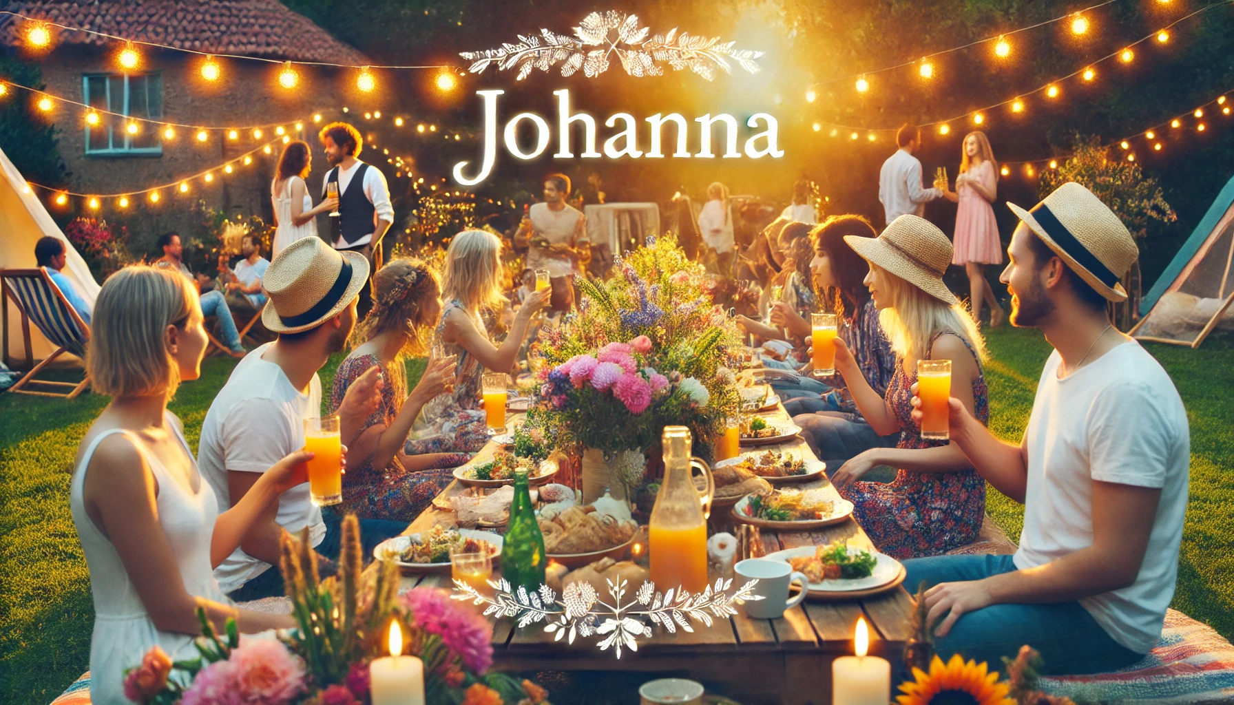 Celebration of name day and name - Johanna