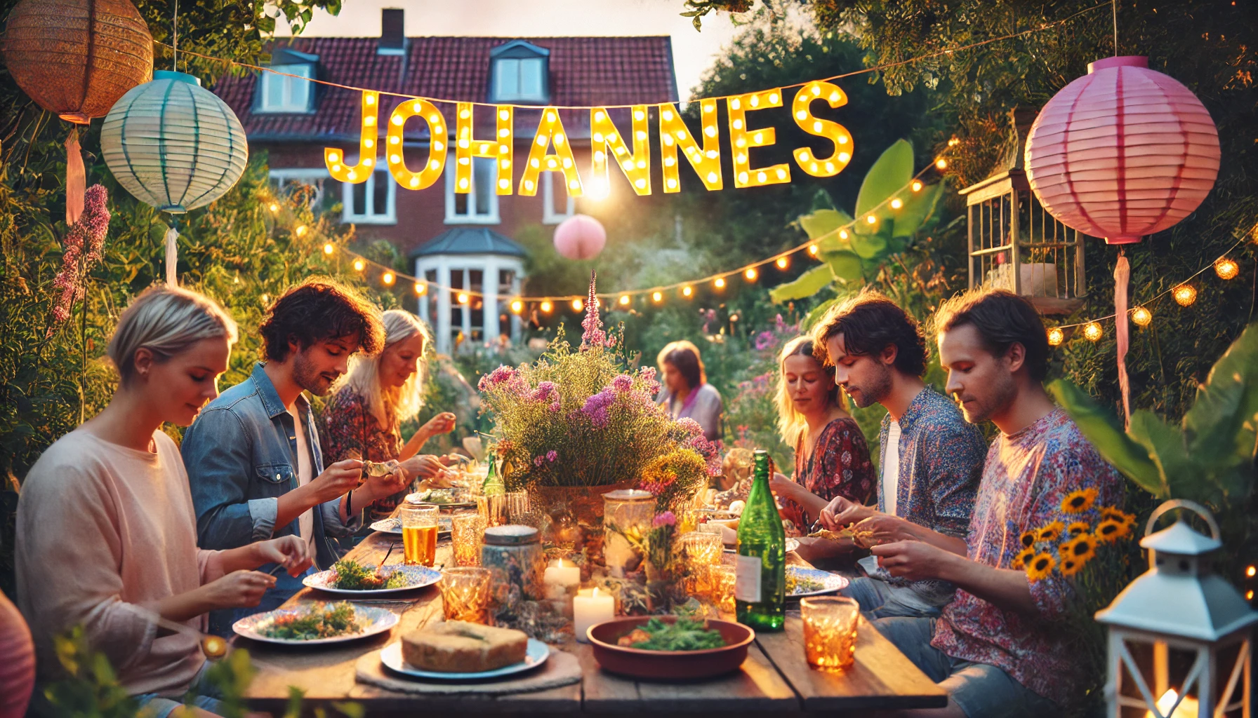 Celebration of name day and name - Johannes