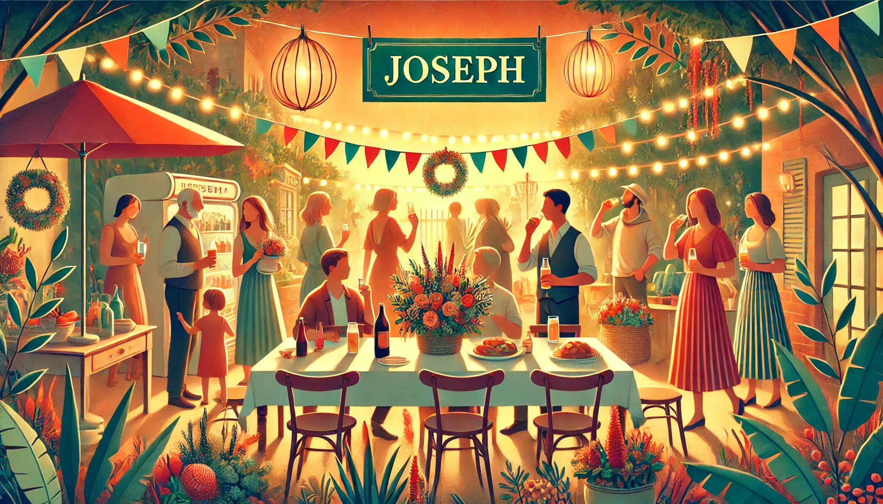 Celebration of name day and name - Joseph