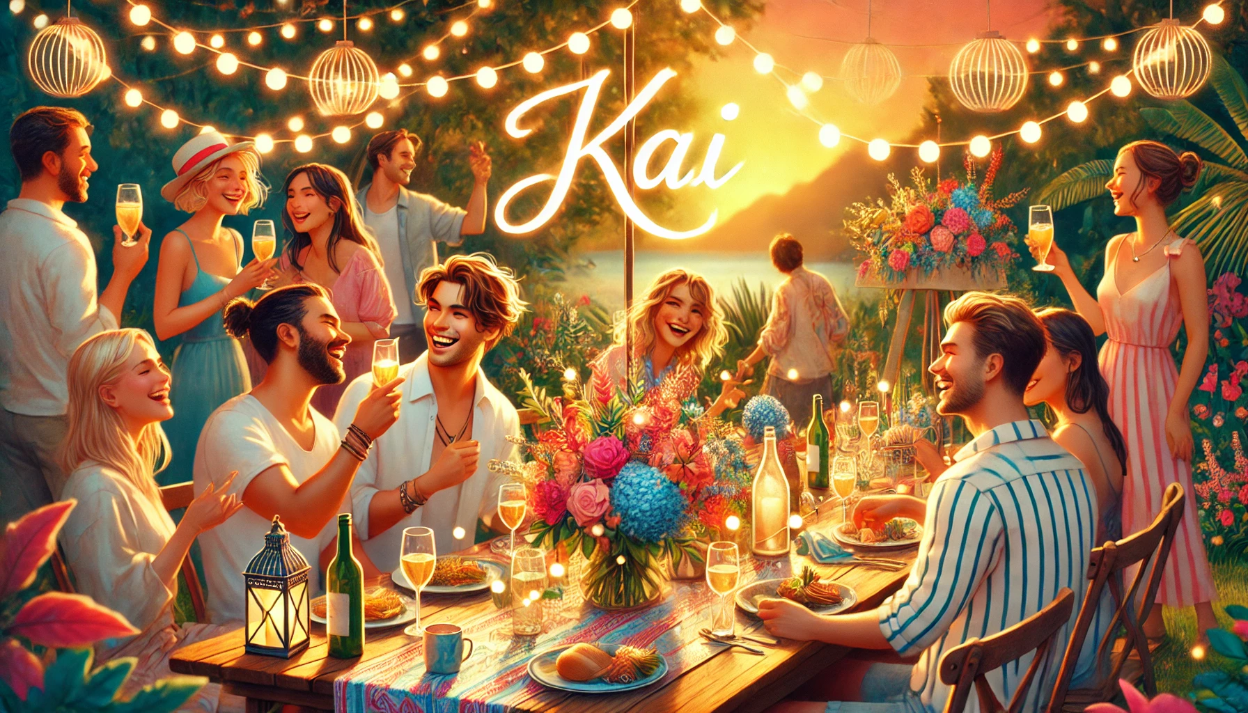 Celebration of name day and name - Kai