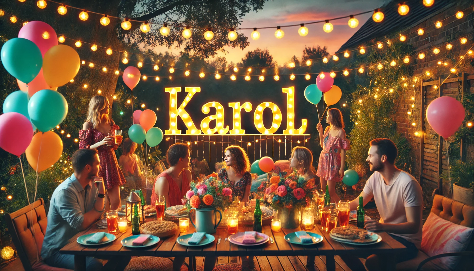 Feier des Namenstages und des Namens - Karol