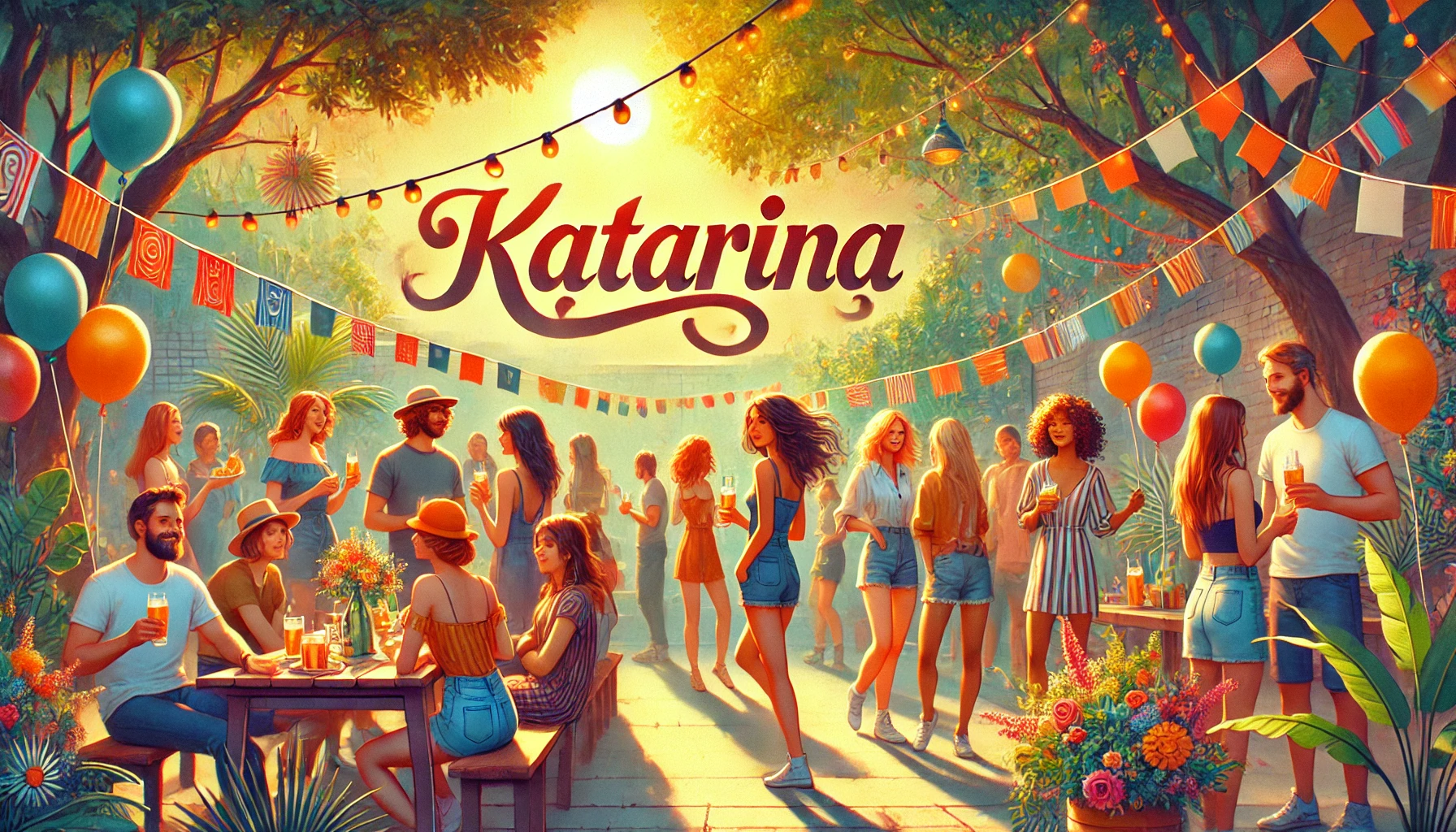Feier des Namenstages und des Namens - Katarina