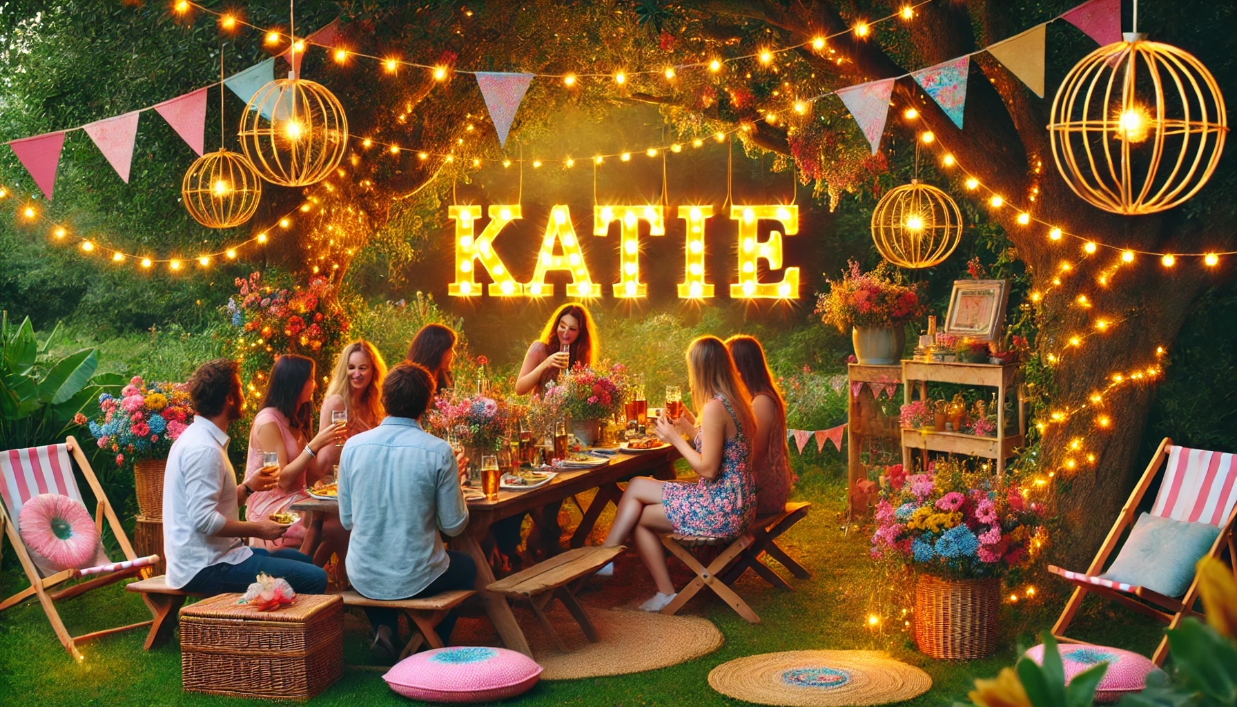 Celebration of name day and name - Katie