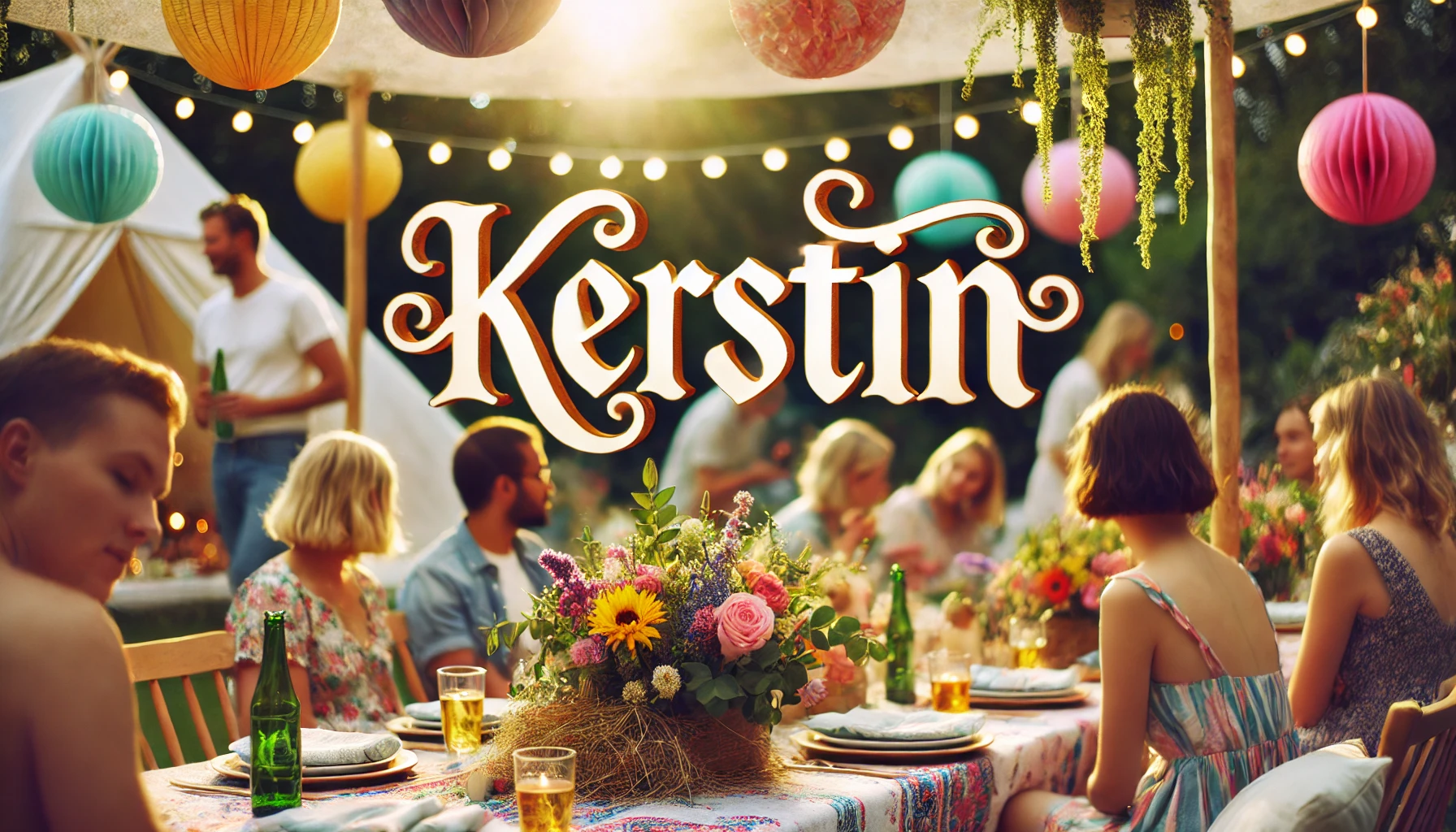 Feier des Namenstages und des Namens - Kerstin