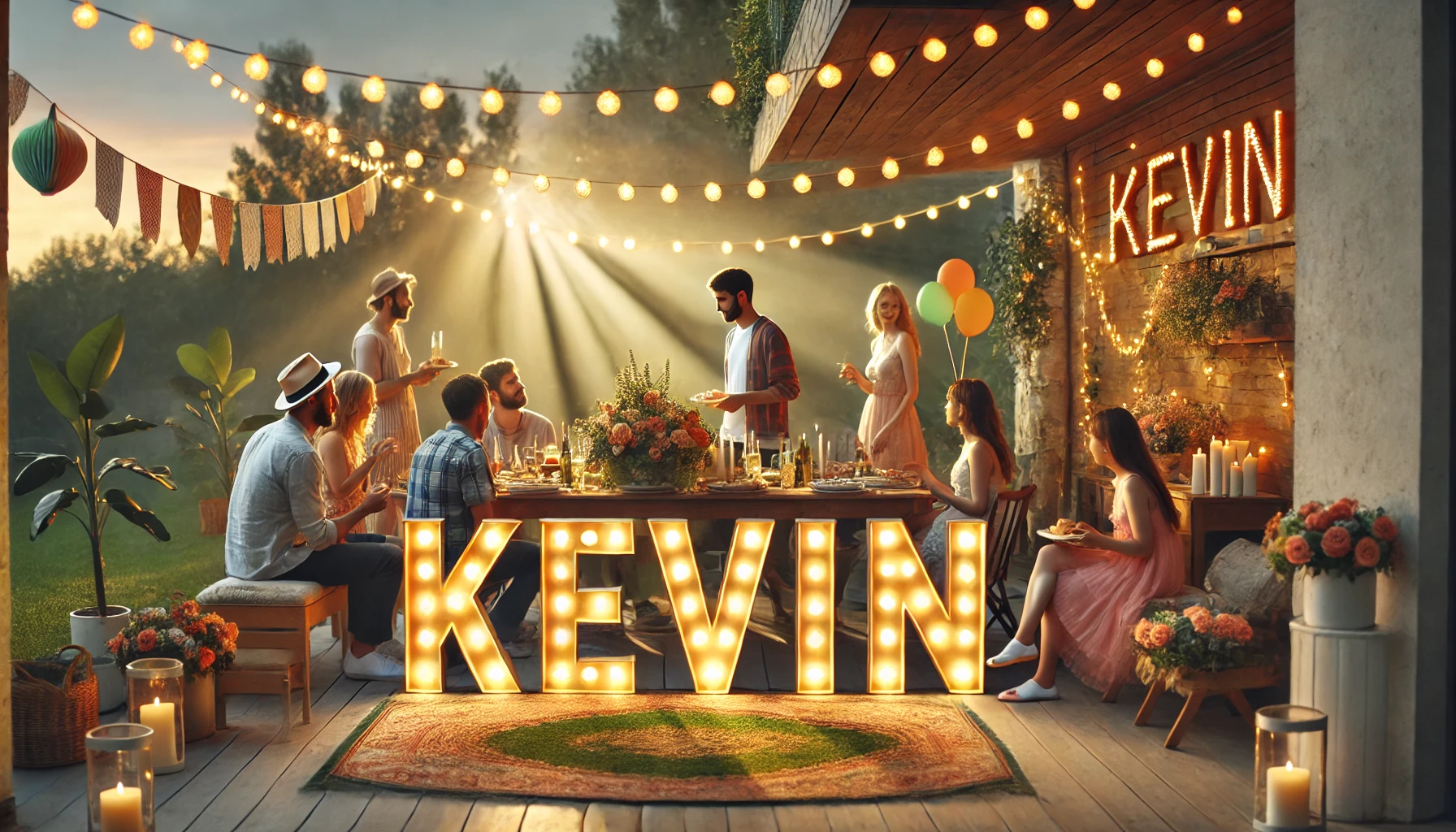 Oslava menín a mien - Kevin
