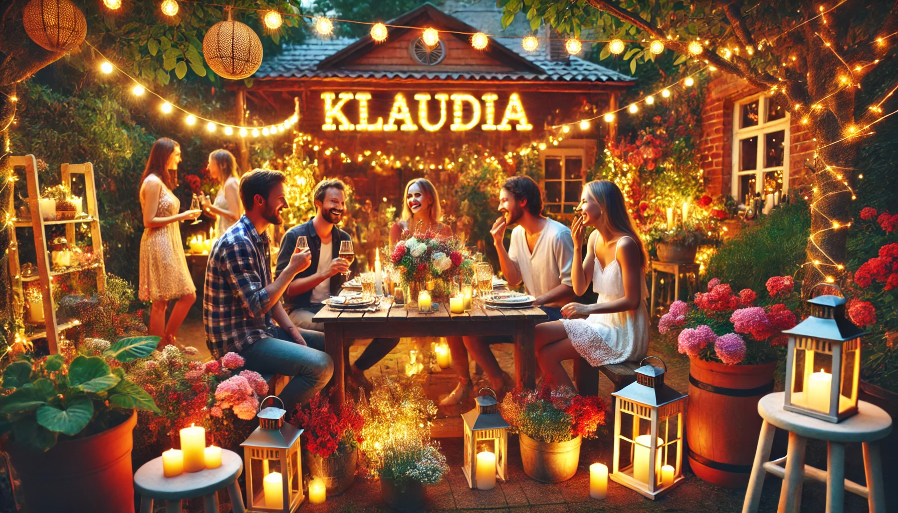Celebration of name day and name - Klaudia