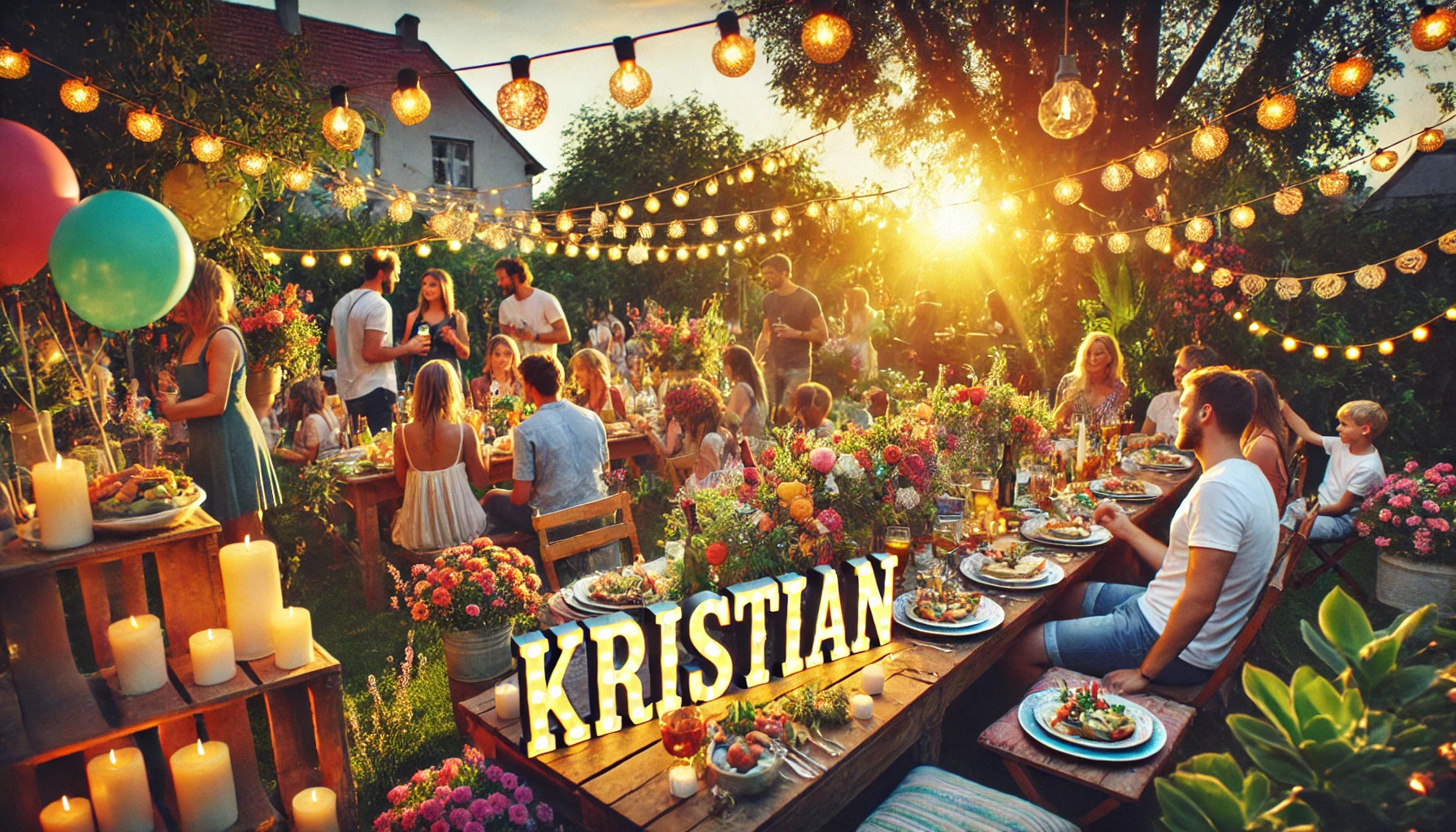 Feier des Namenstages und des Namens - Kristian