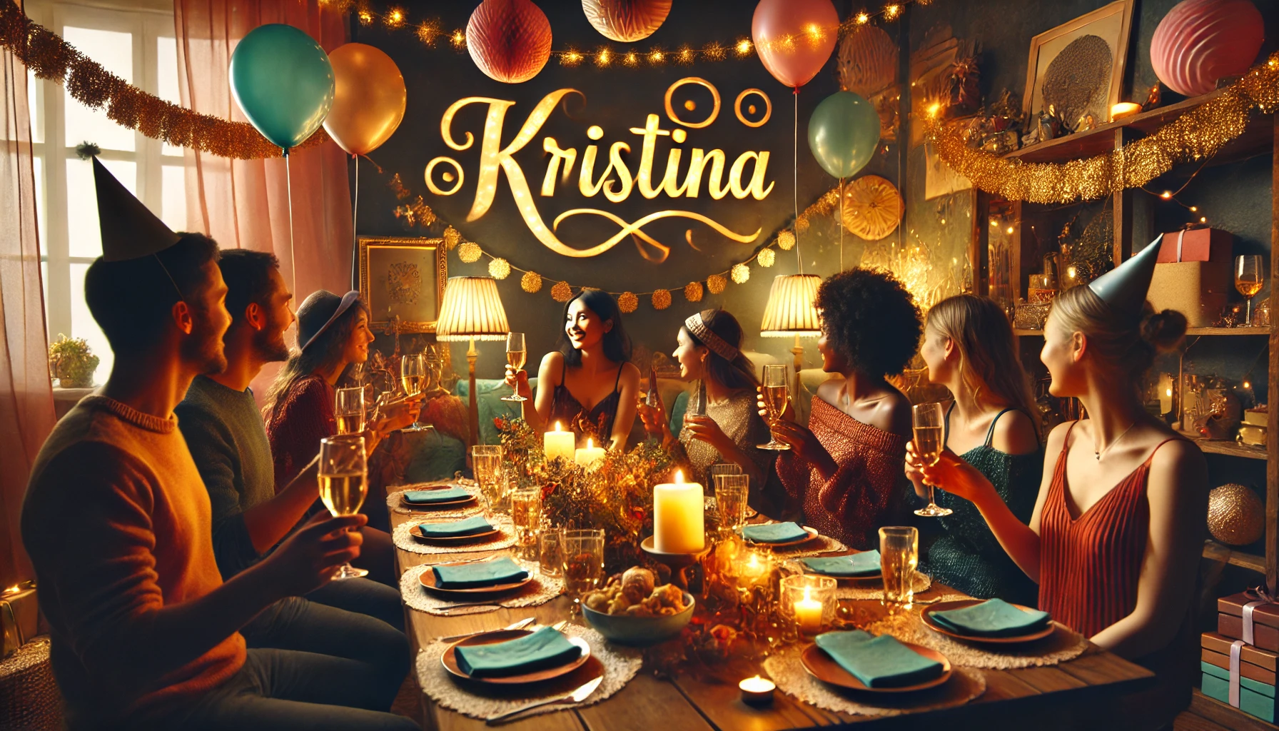 Oslava menín a mien - Kristina