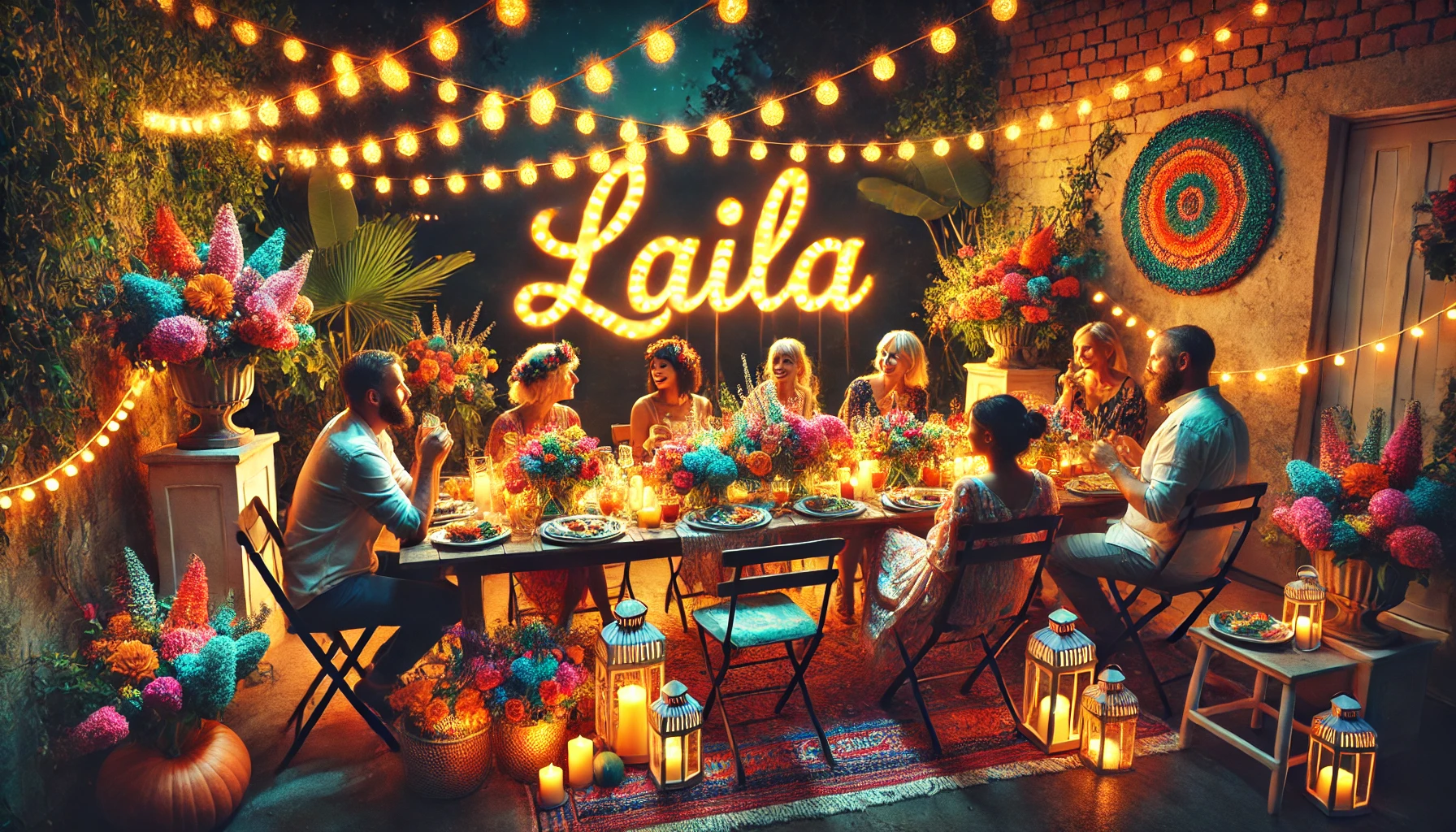 Celebrazione dell'onomastico e del nome - Laila