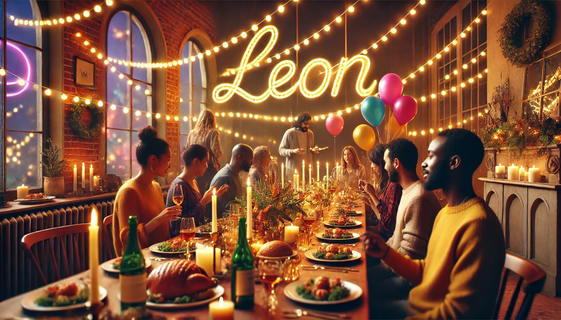 Oslava menín a mien - Leon