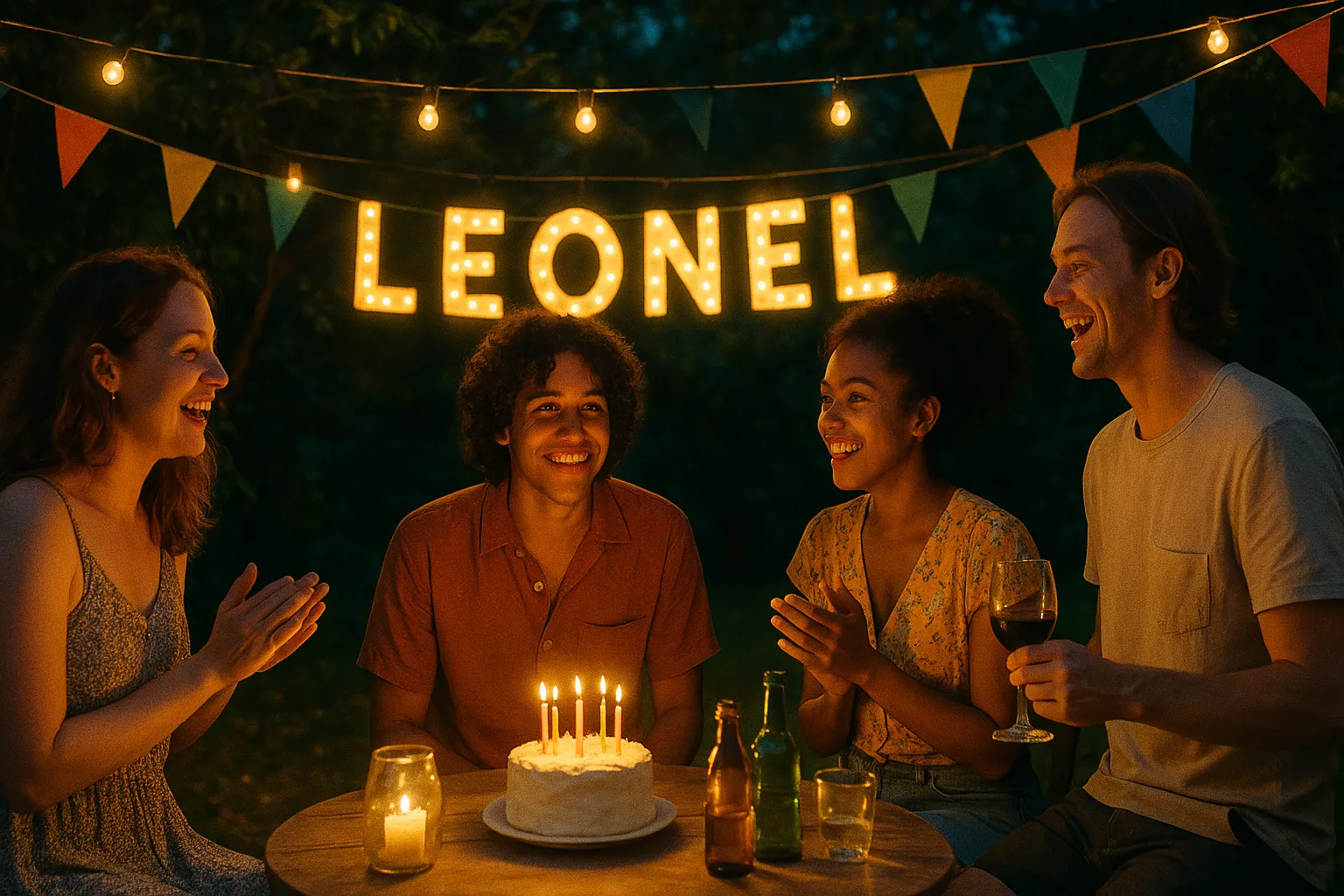 Celebration of name day and name - Leonel