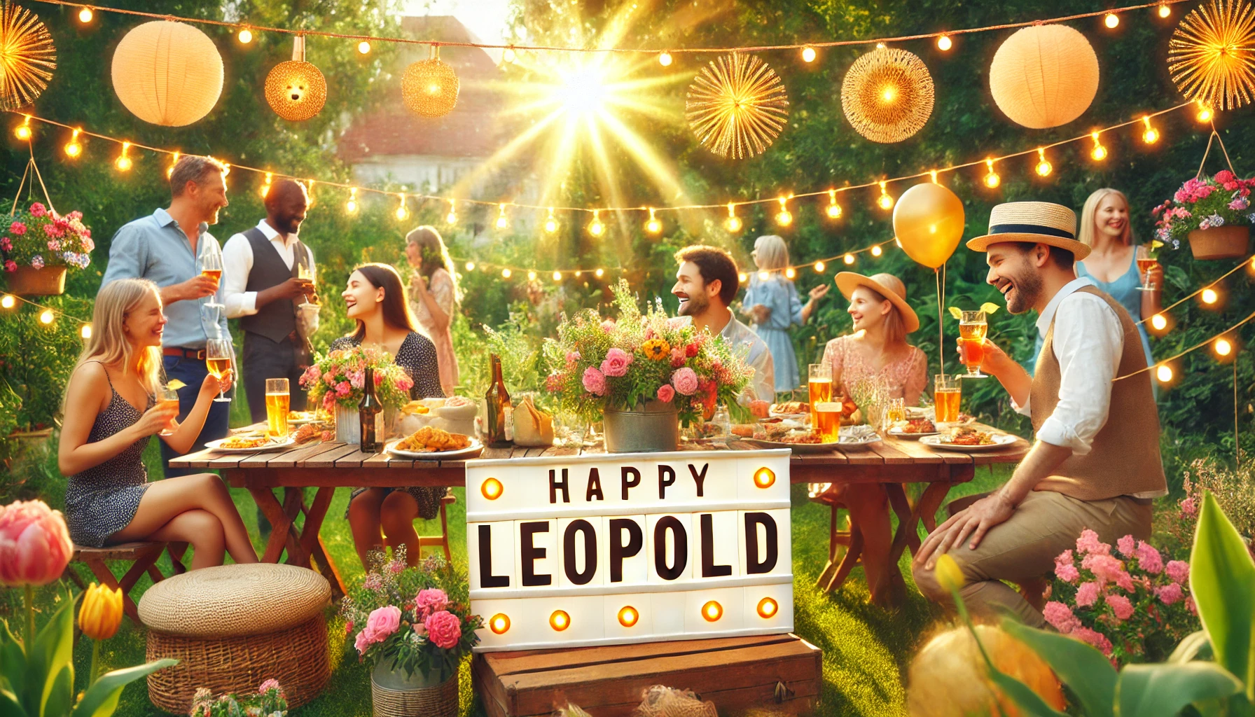 Celebration of name day and name - Léopold