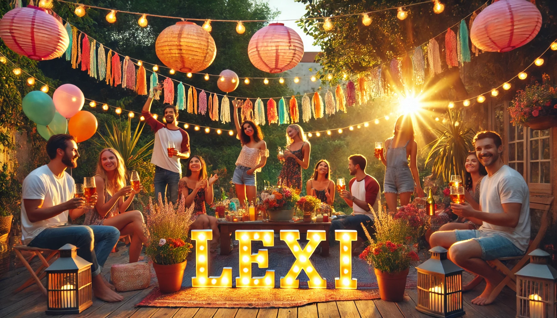Celebration of name day and name - Lexi