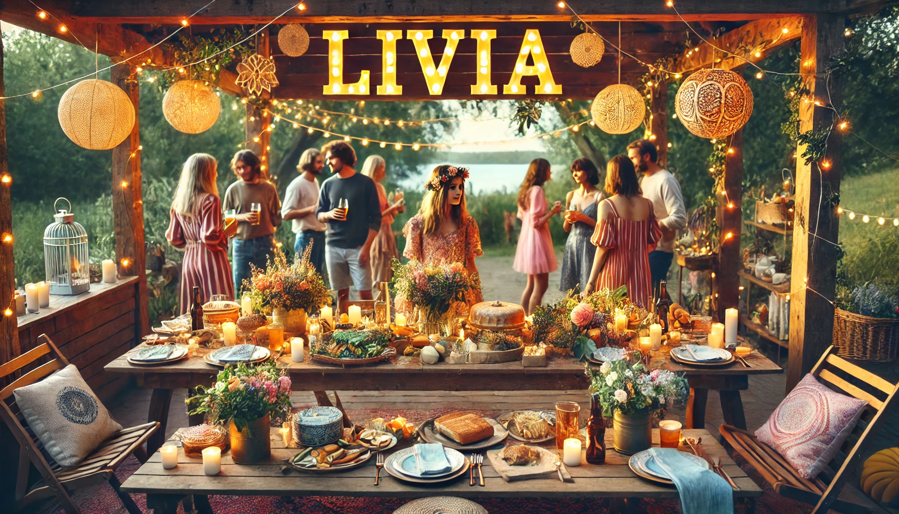 Celebration of name day and name - Livia