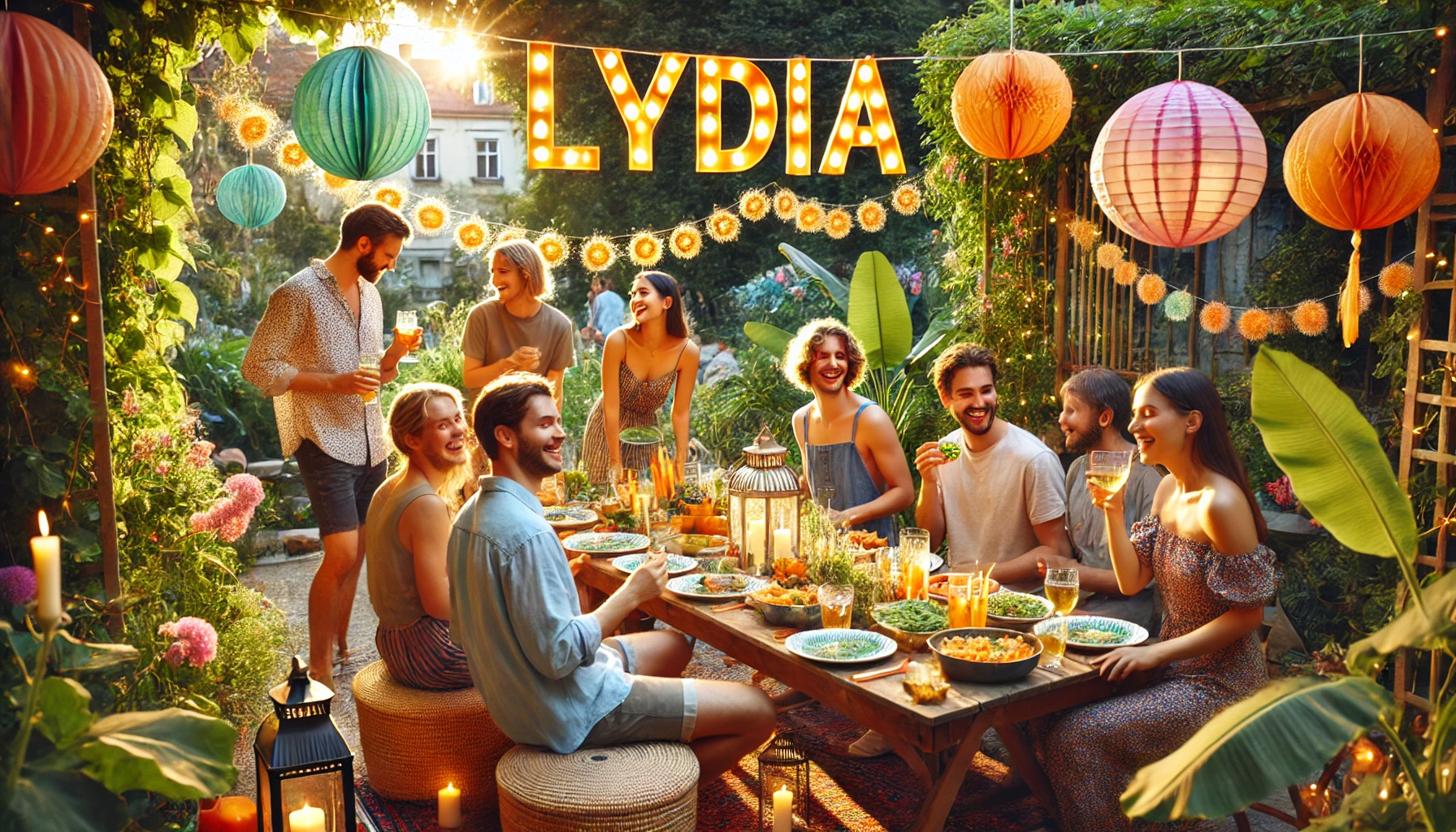 Oslava menín a mien - Lydia