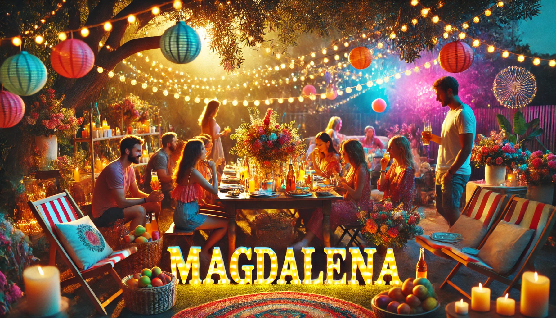 Celebration of name day and name - Magdalena
