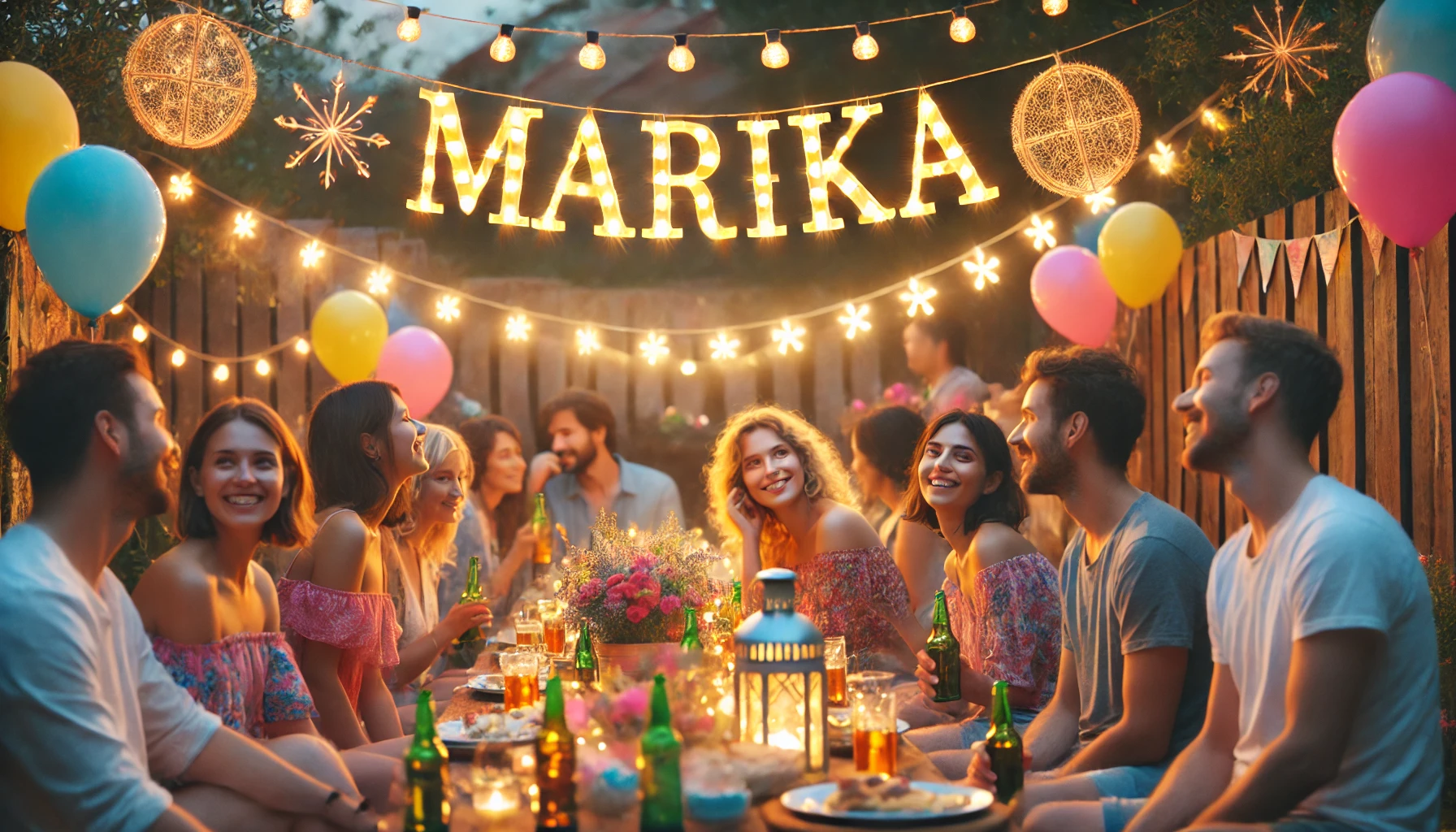 Celebration of name day and name - Marika