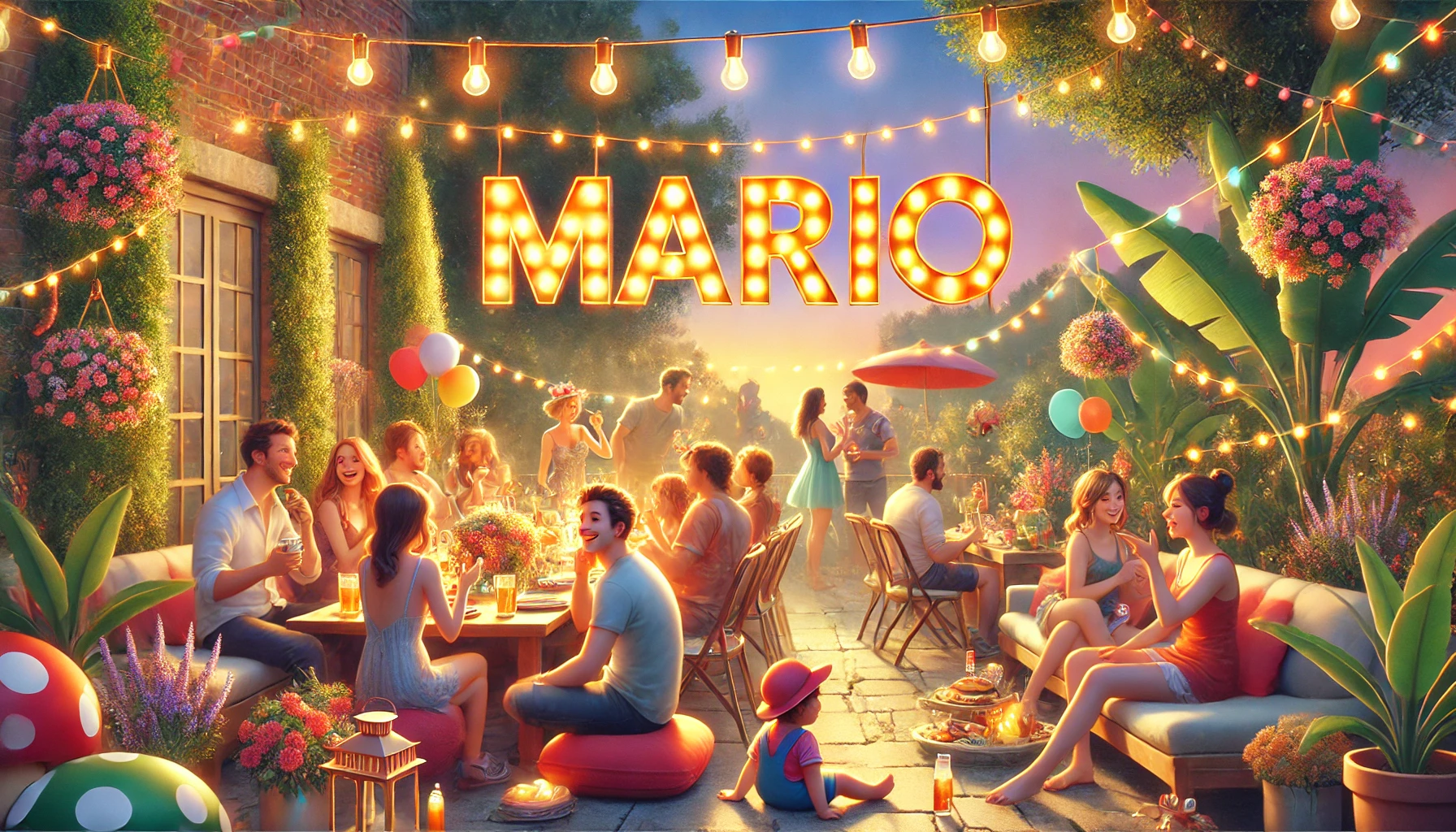 Celebration of name day and name - Mario