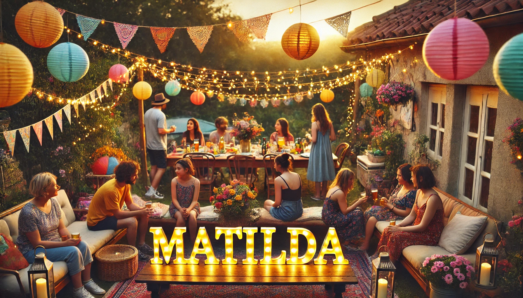 Celebration of name day and name - Matilda