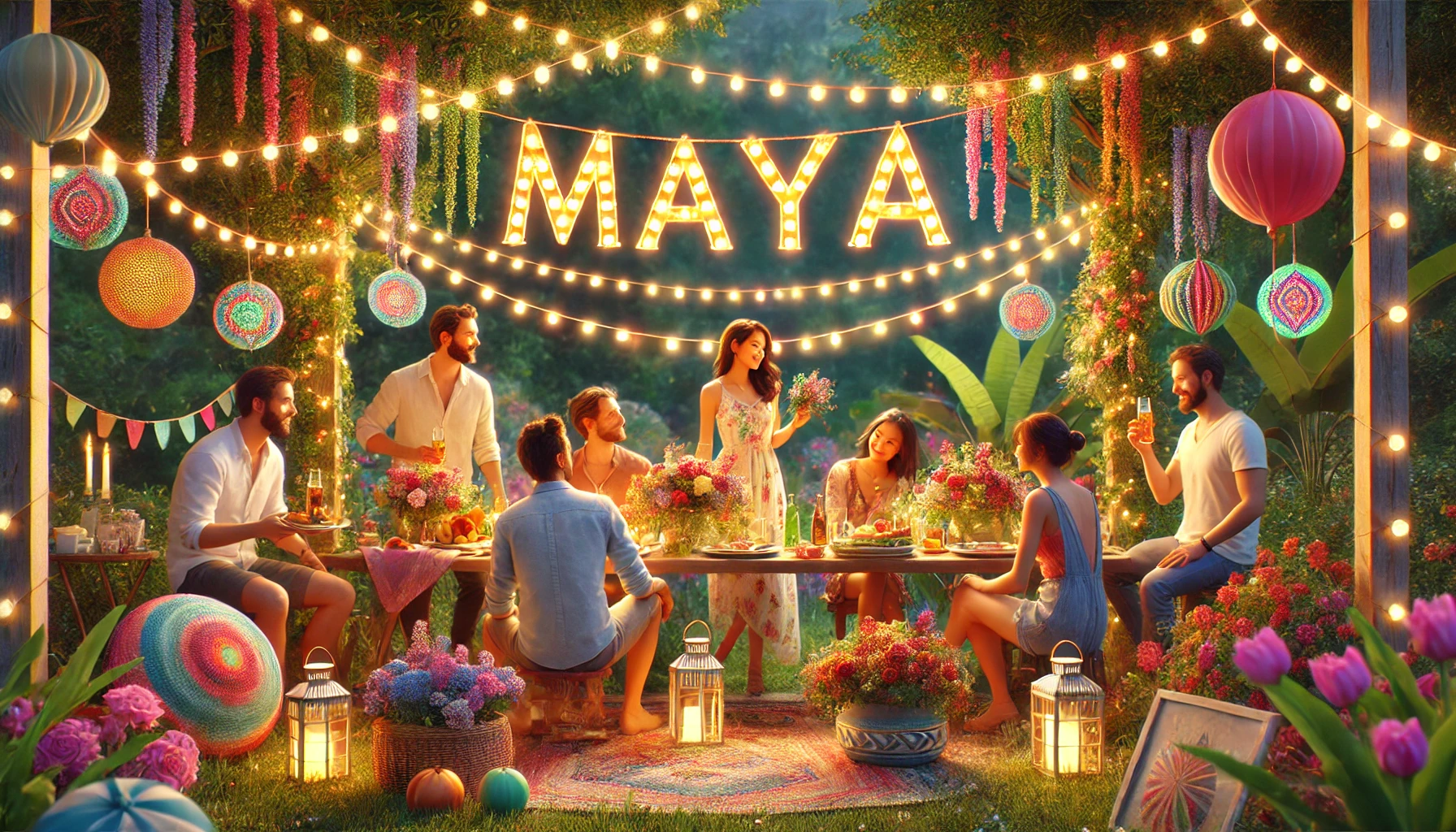 Celebration of name day and name - Maya